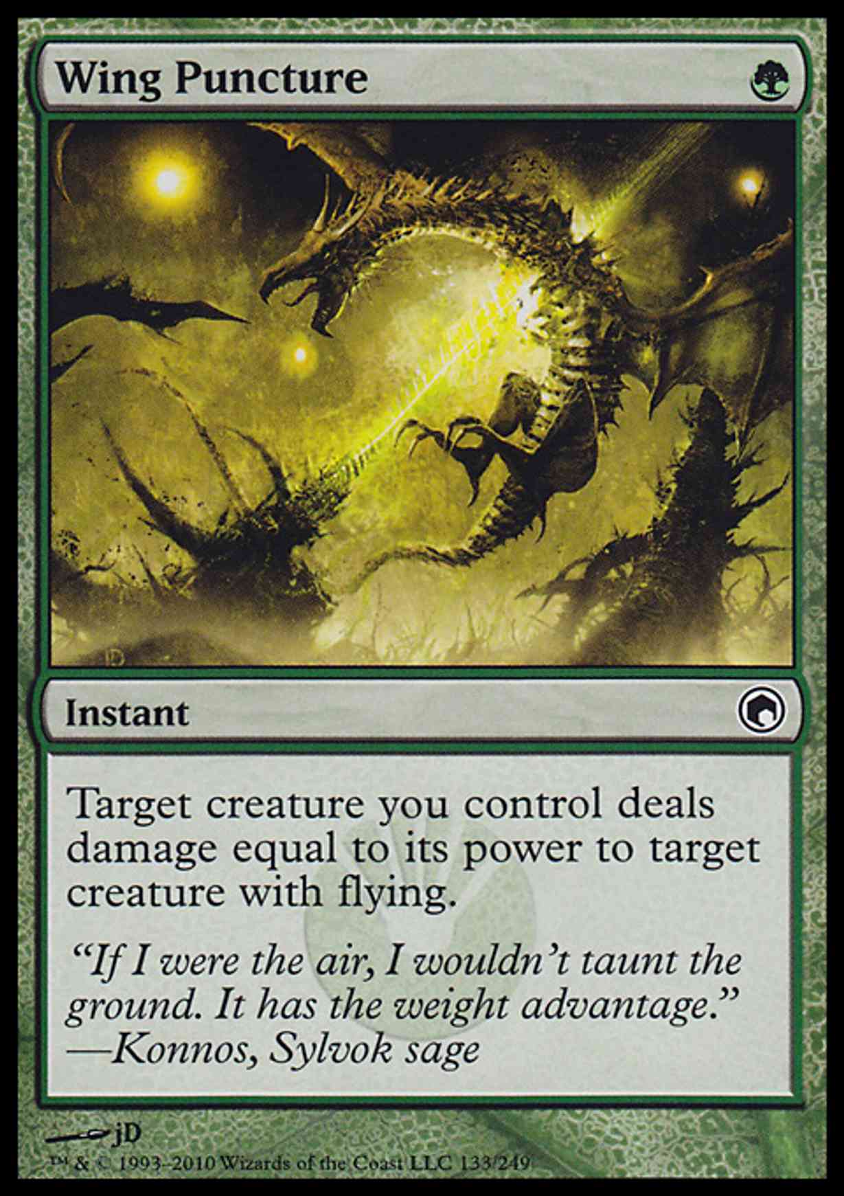 Wing Puncture magic card front