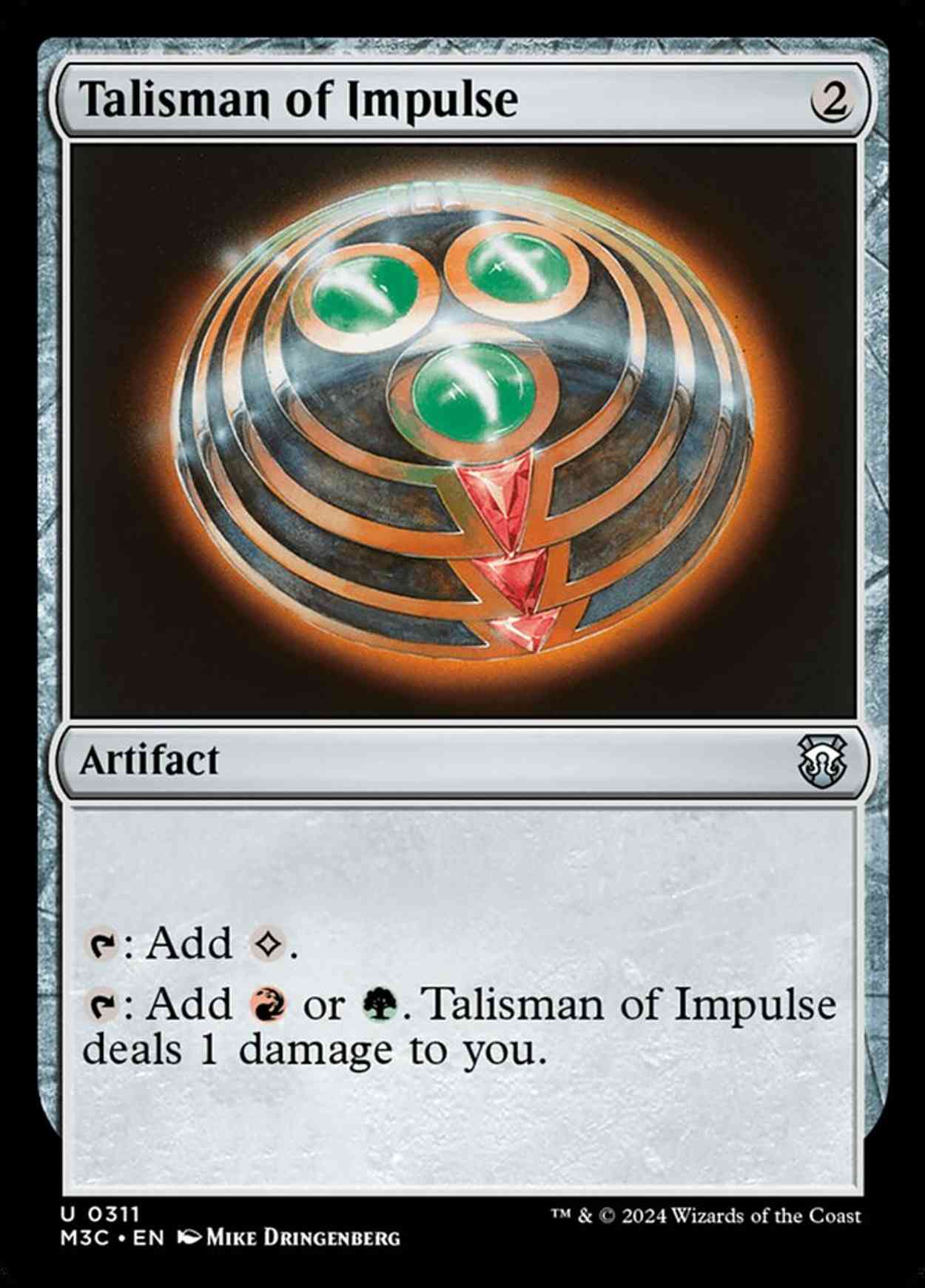 Talisman of Impulse magic card front