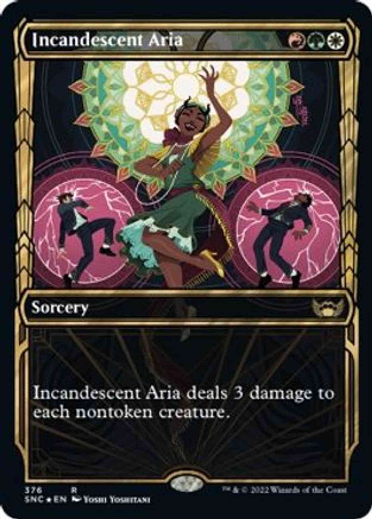 Incandescent Aria (Gilded Foil) magic card front