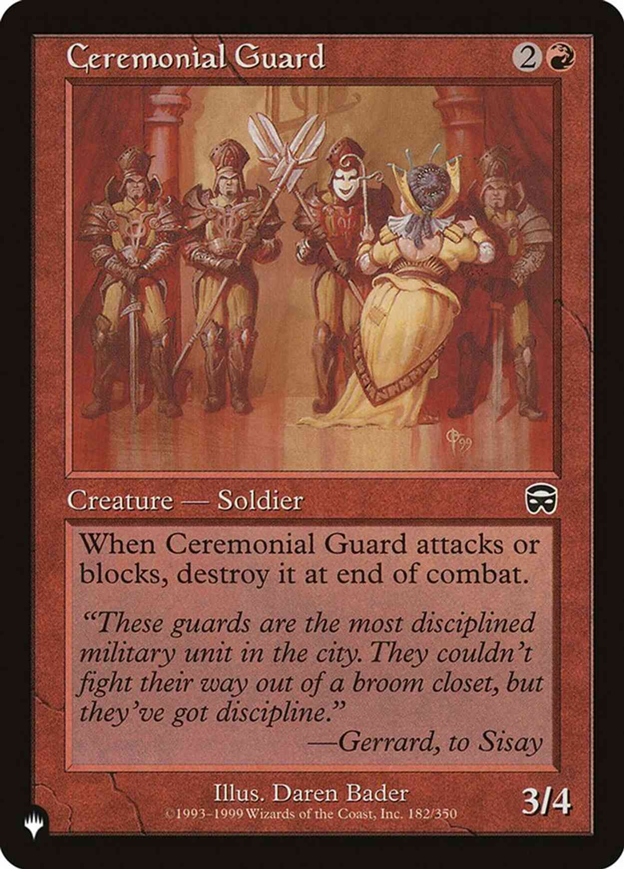 Ceremonial Guard magic card front