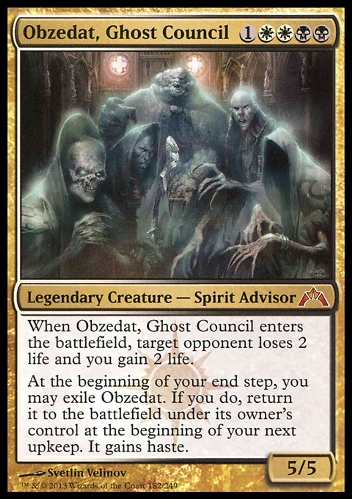Obzedat, Ghost Council magic card front