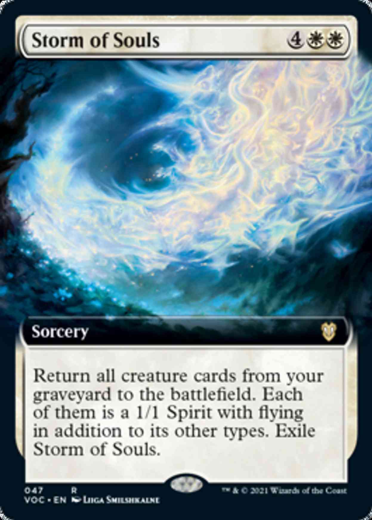 Storm of Souls (Extended Art) magic card front