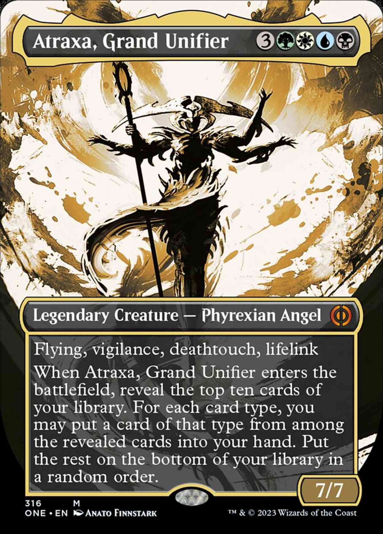 Atraxa, Grand Unifier (Showcase) magic card front