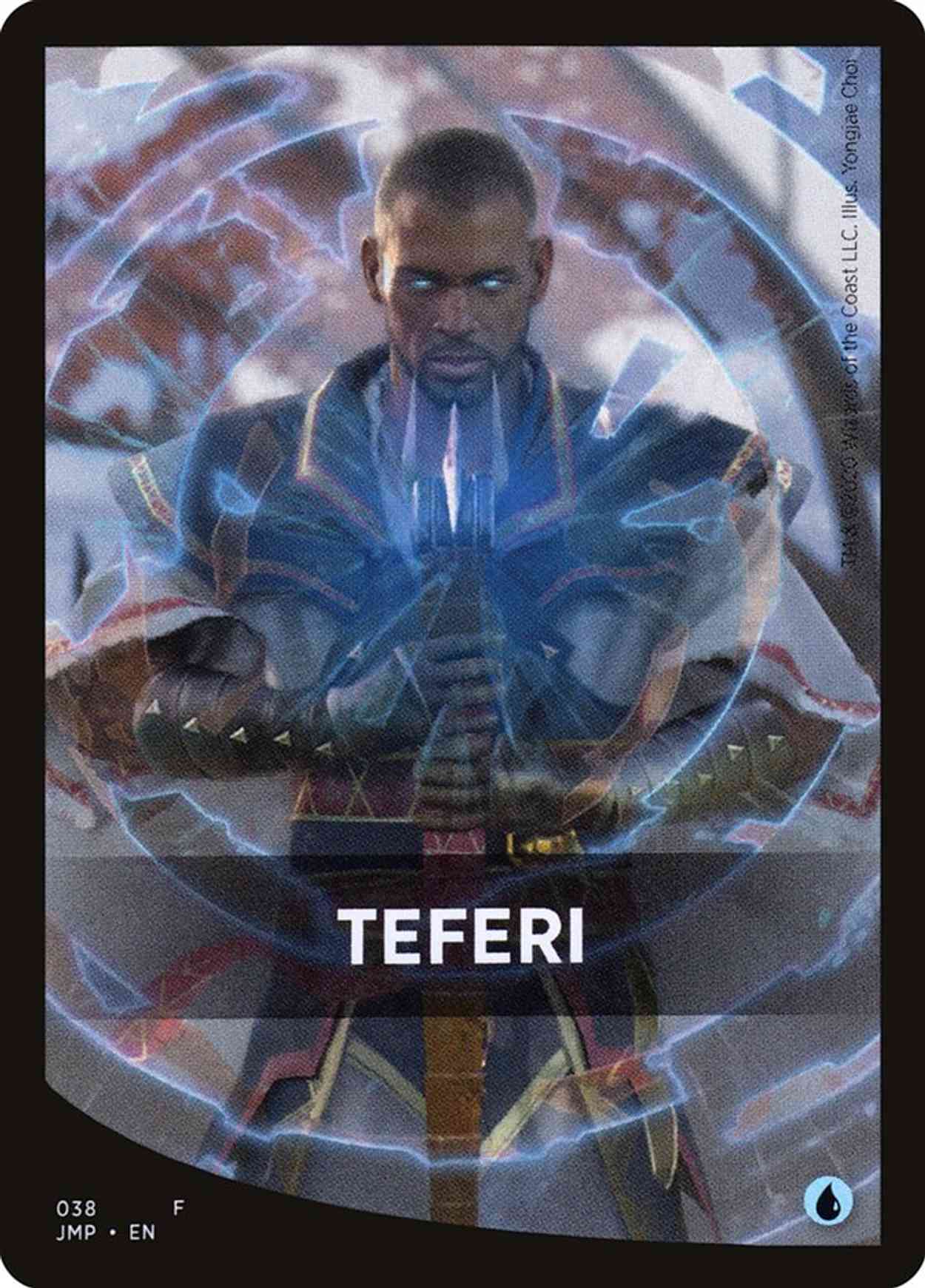 Teferi Theme Card magic card front