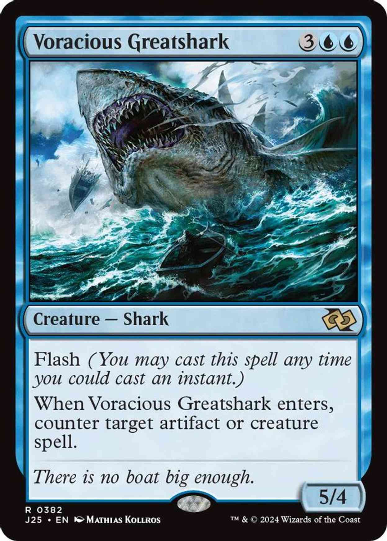 Voracious Greatshark magic card front