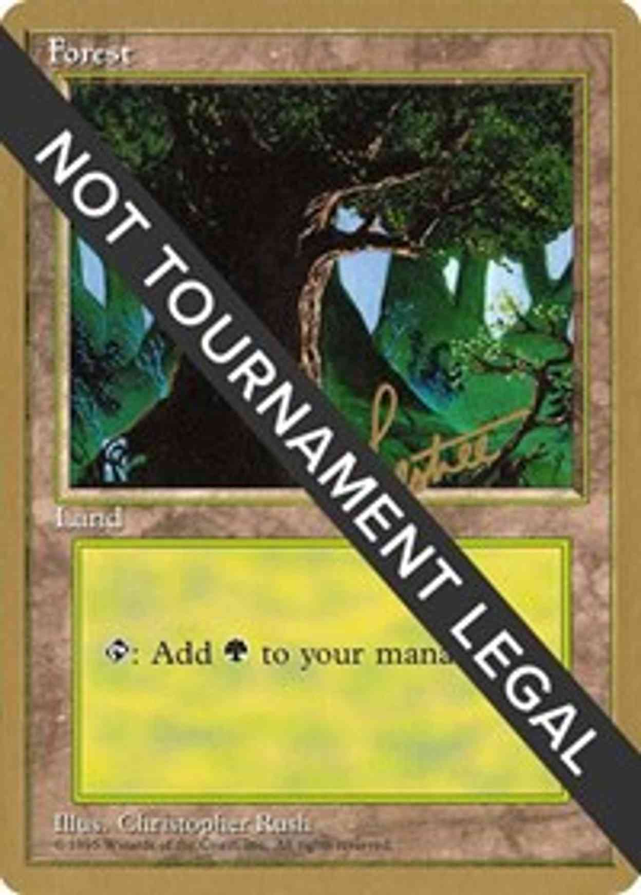 Forest (C) - 1996 Bertrand Lestree (4ED) magic card front