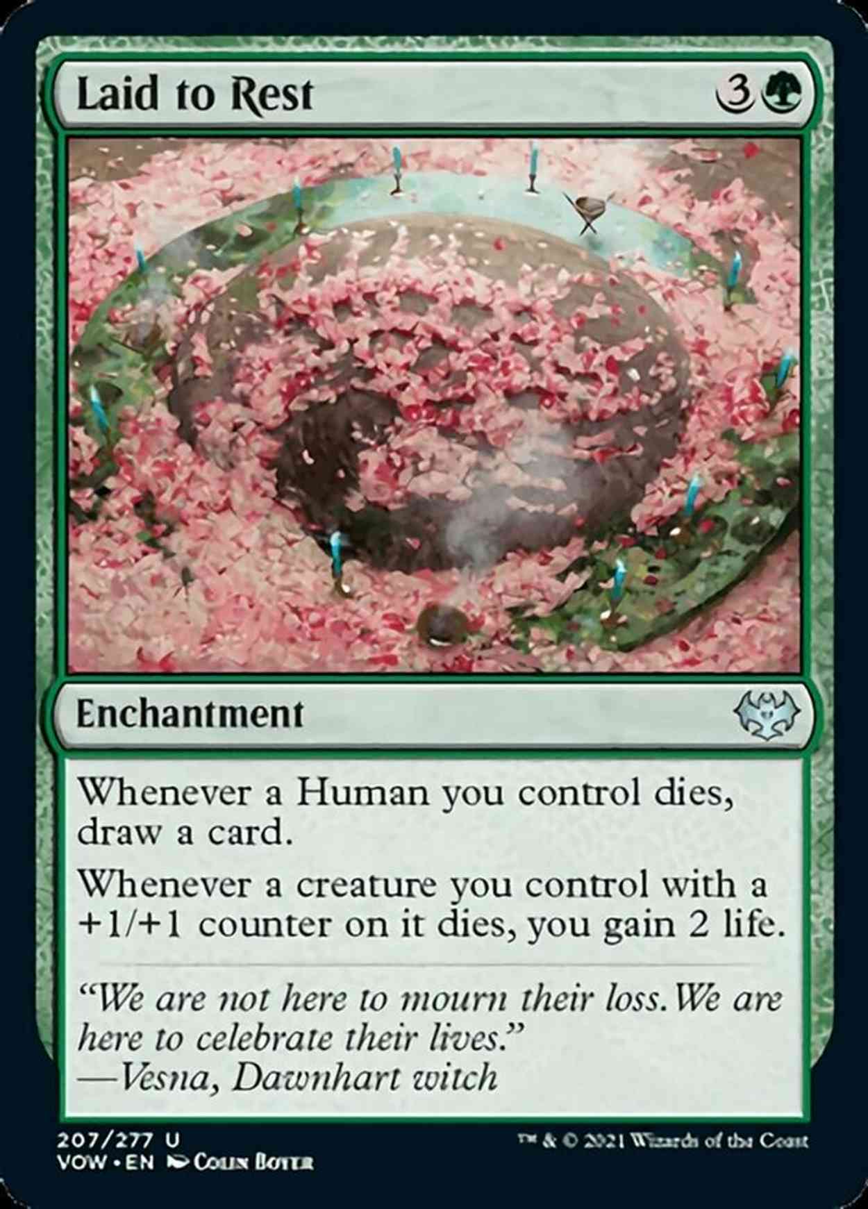 Laid to Rest magic card front