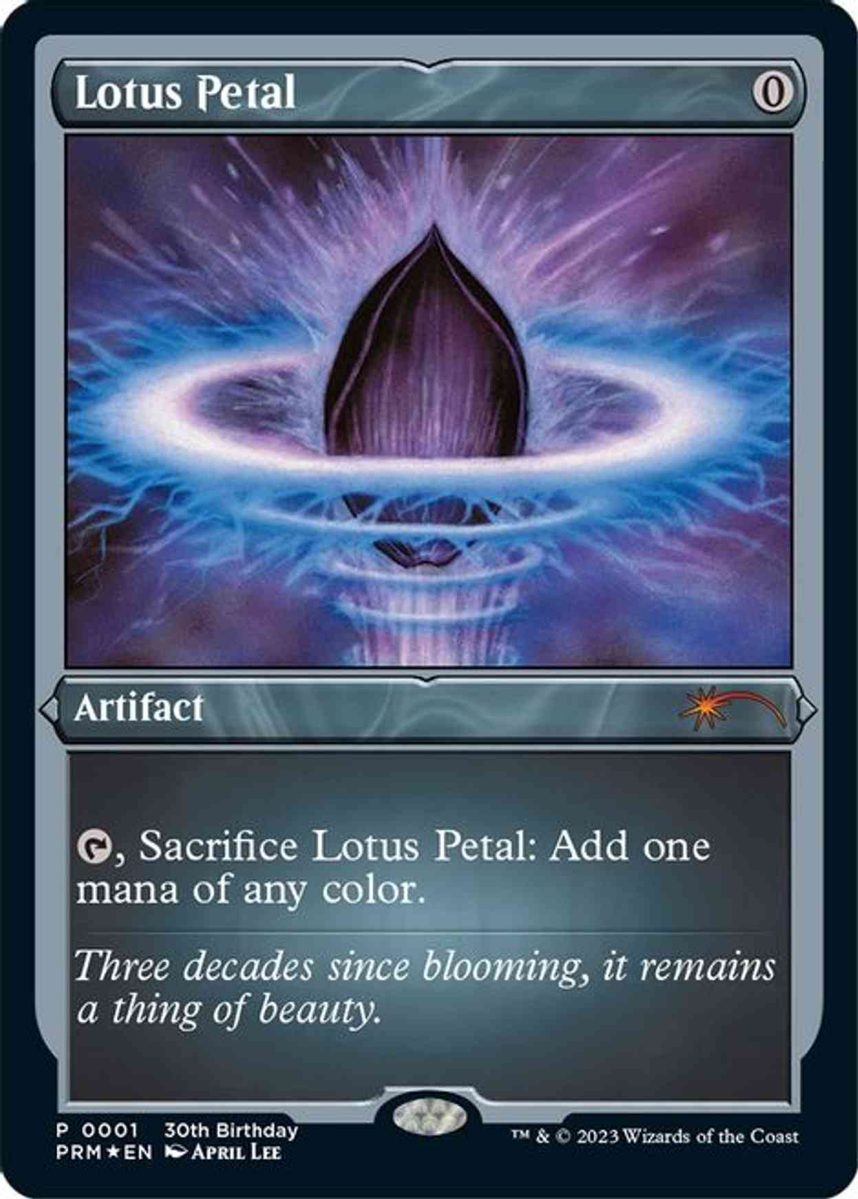 Lotus Petal (Foil Etched) magic card front