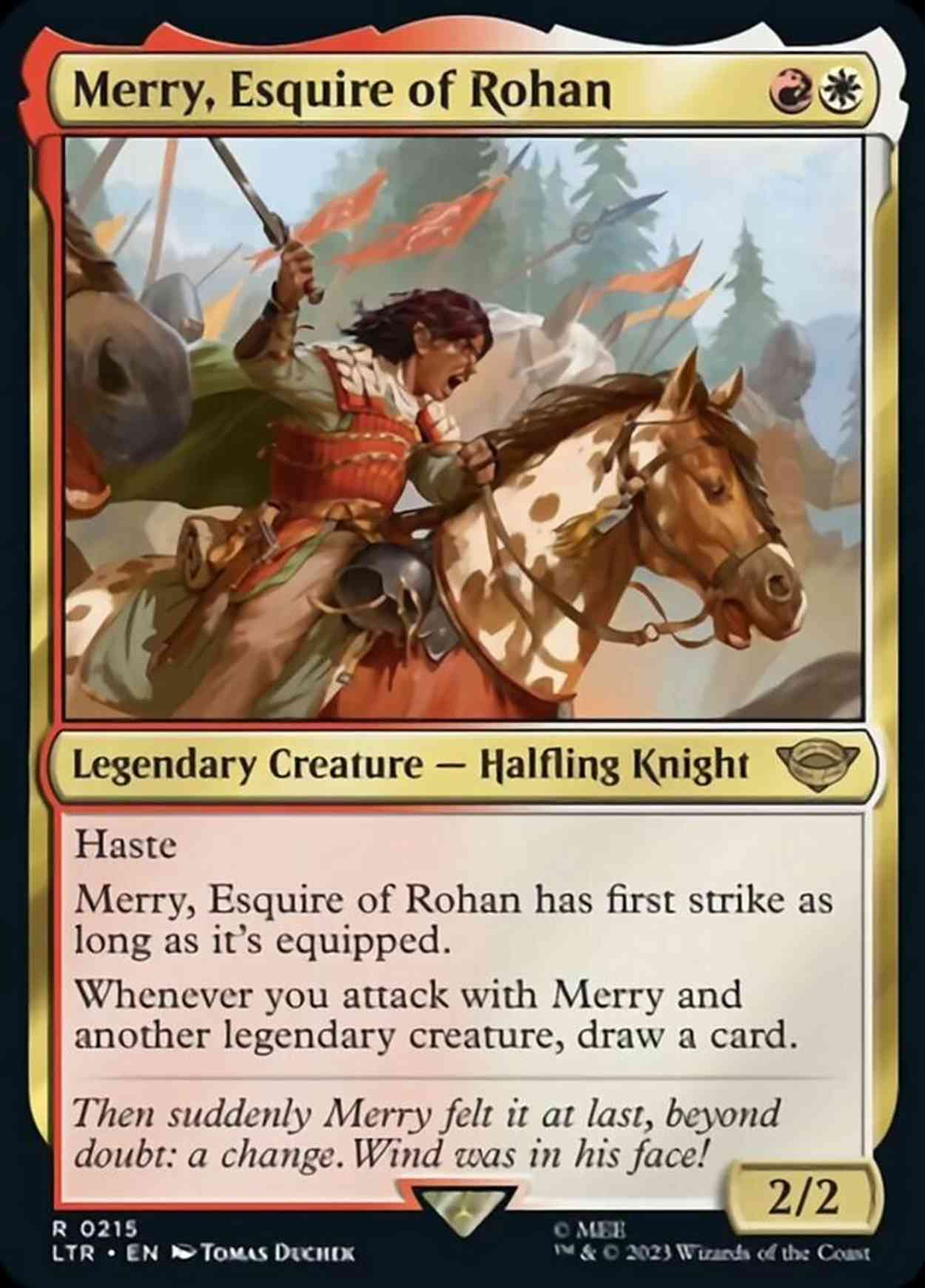 Merry, Esquire of Rohan magic card front