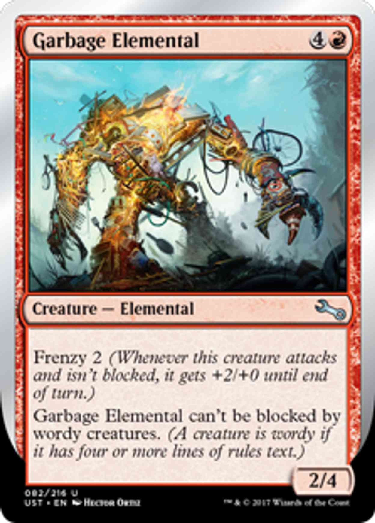 Garbage Elemental (A) magic card front