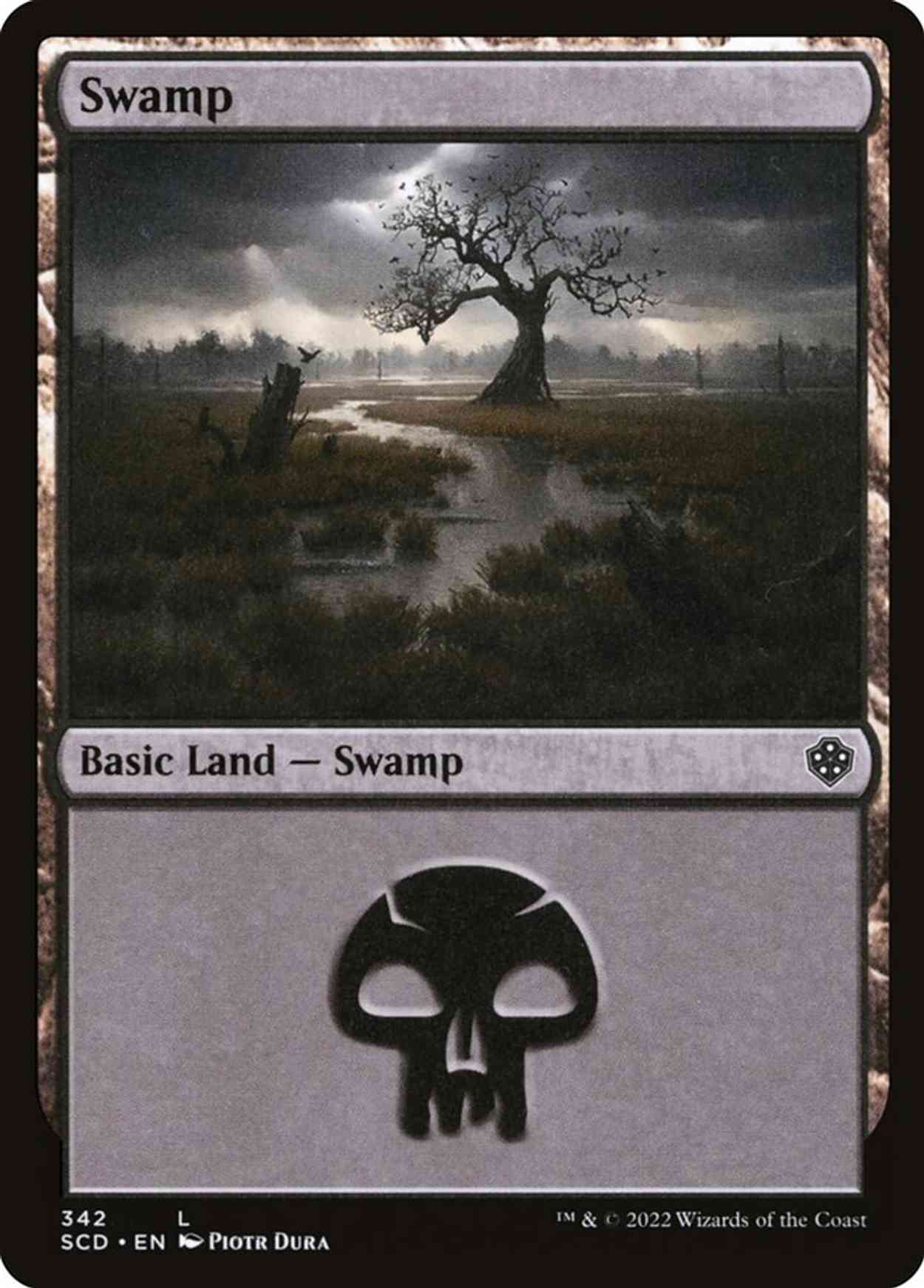 Swamp (342) magic card front
