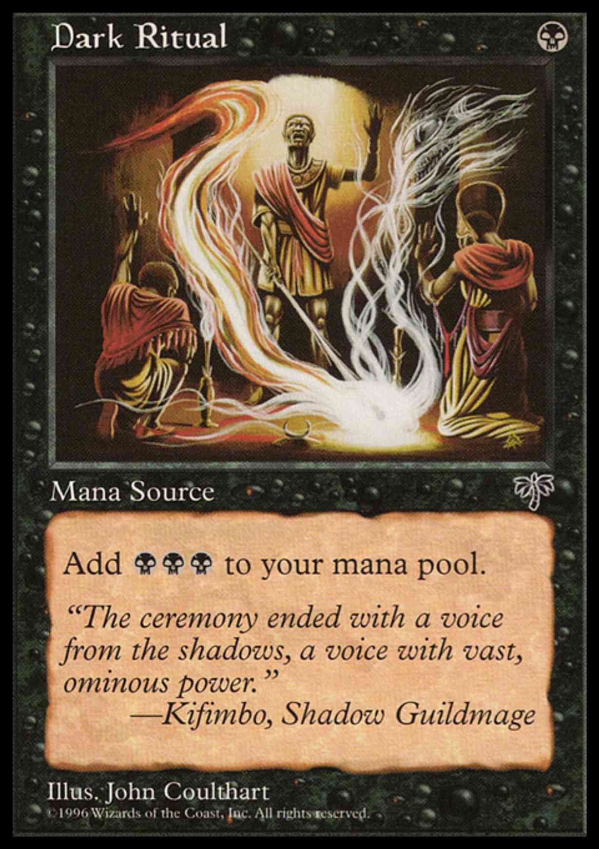 Dark Ritual magic card front