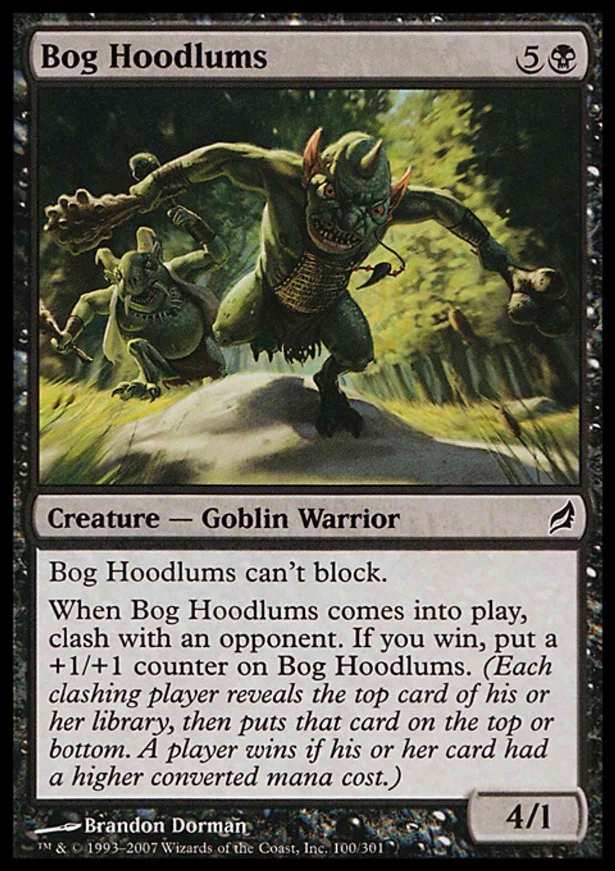 Bog Hoodlums magic card front