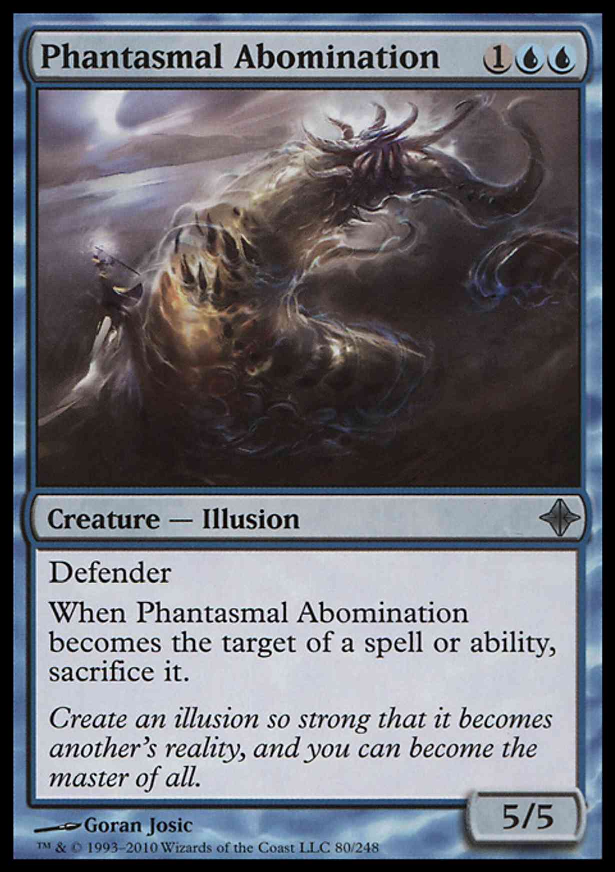 Phantasmal Abomination magic card front