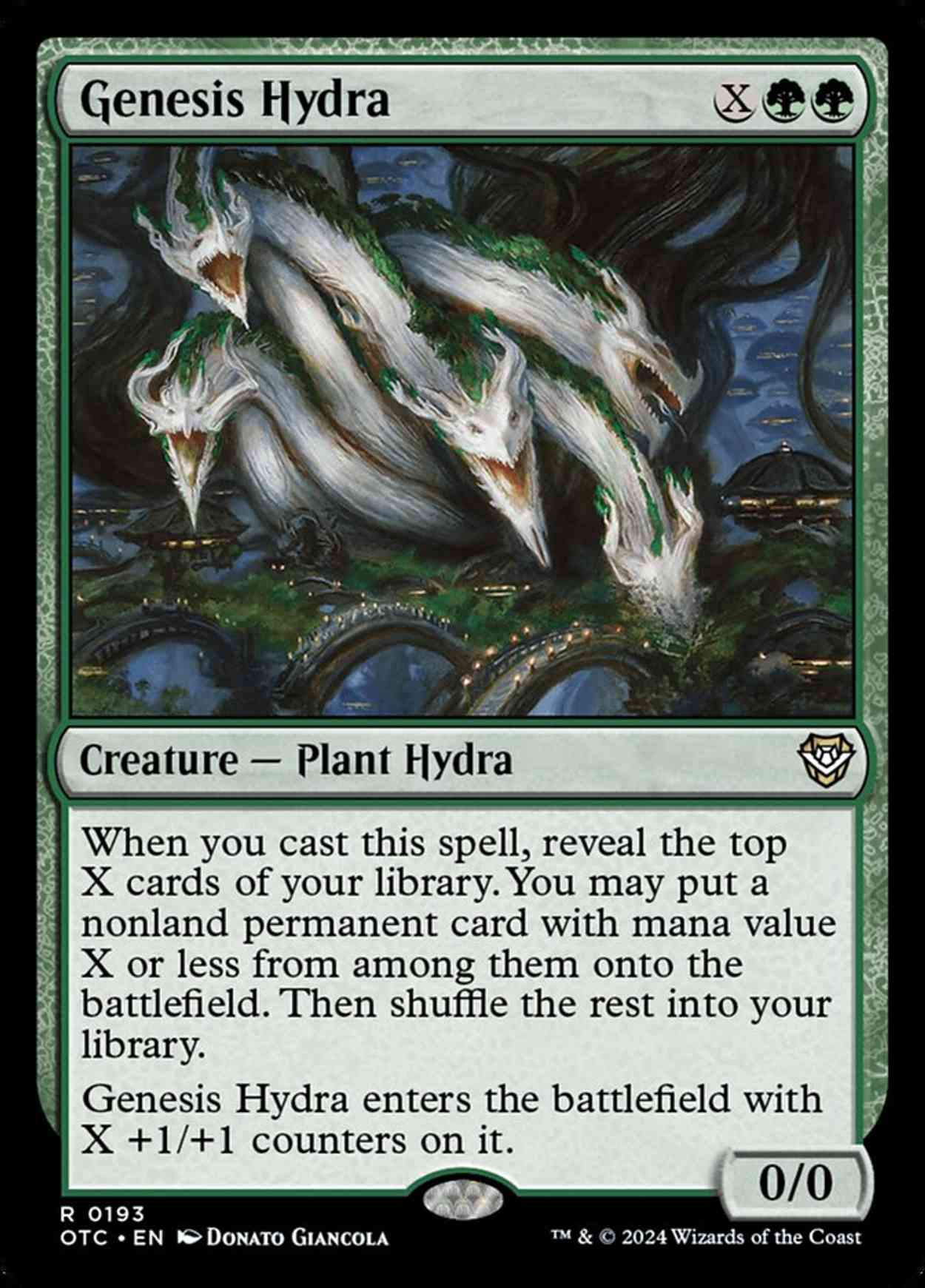 Genesis Hydra magic card front