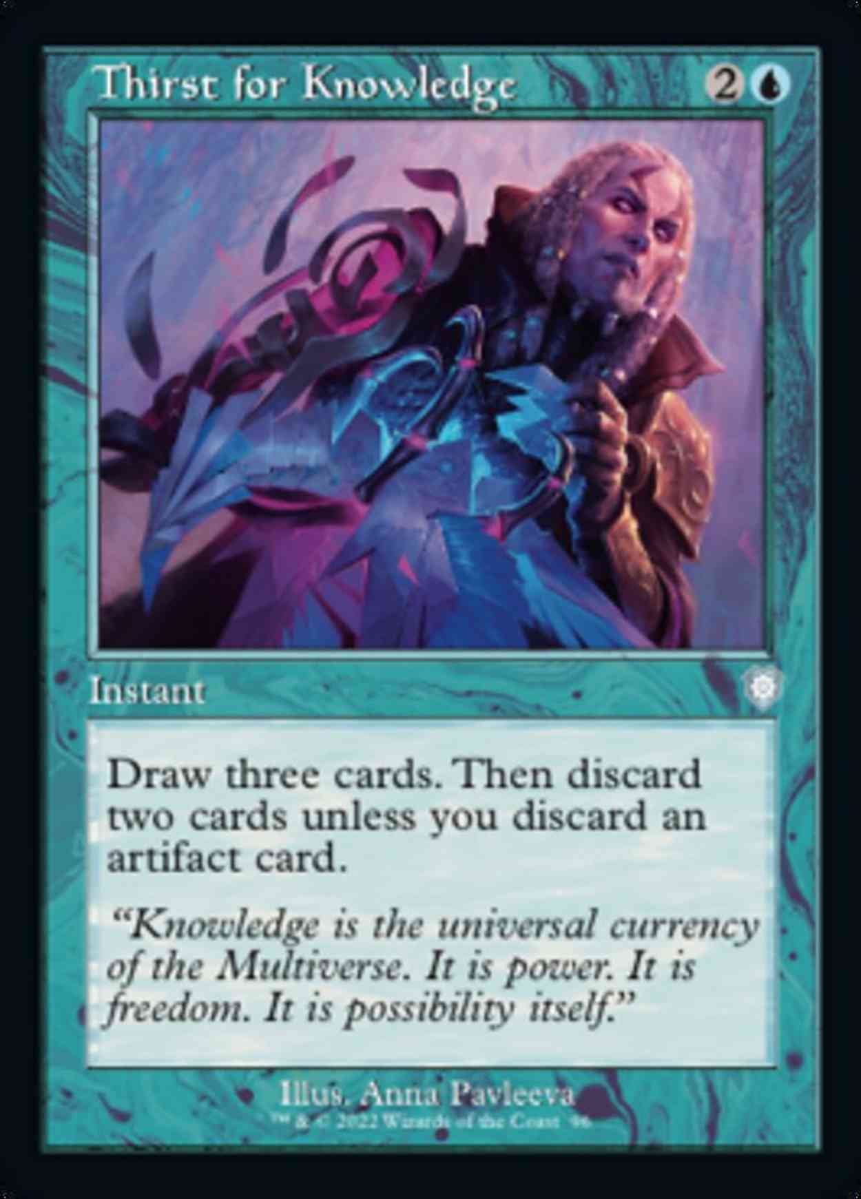 Thirst for Knowledge magic card front