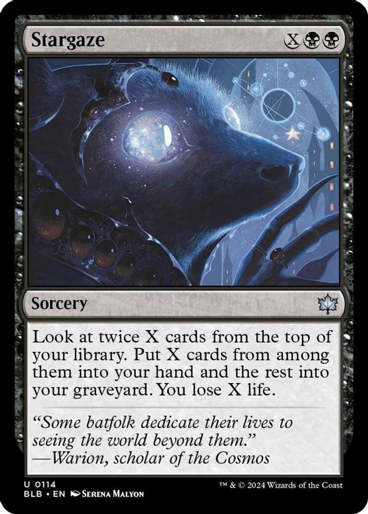 Stargaze magic card front