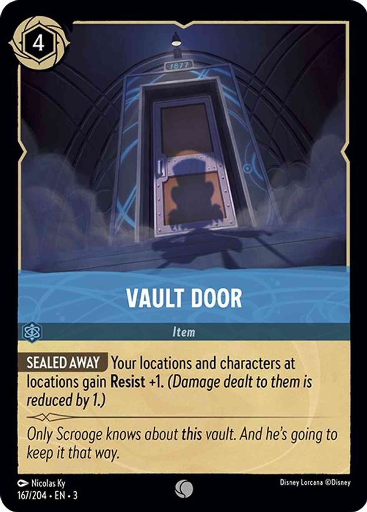 Vault Door magic card front