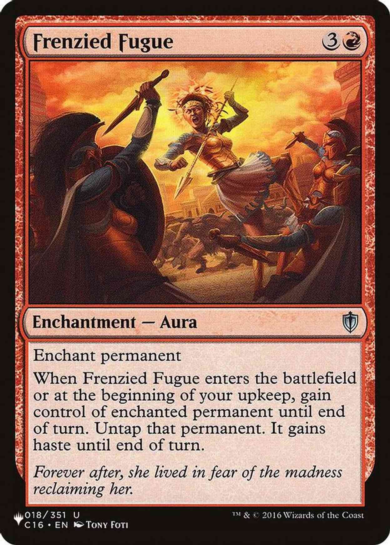 Frenzied Fugue magic card front