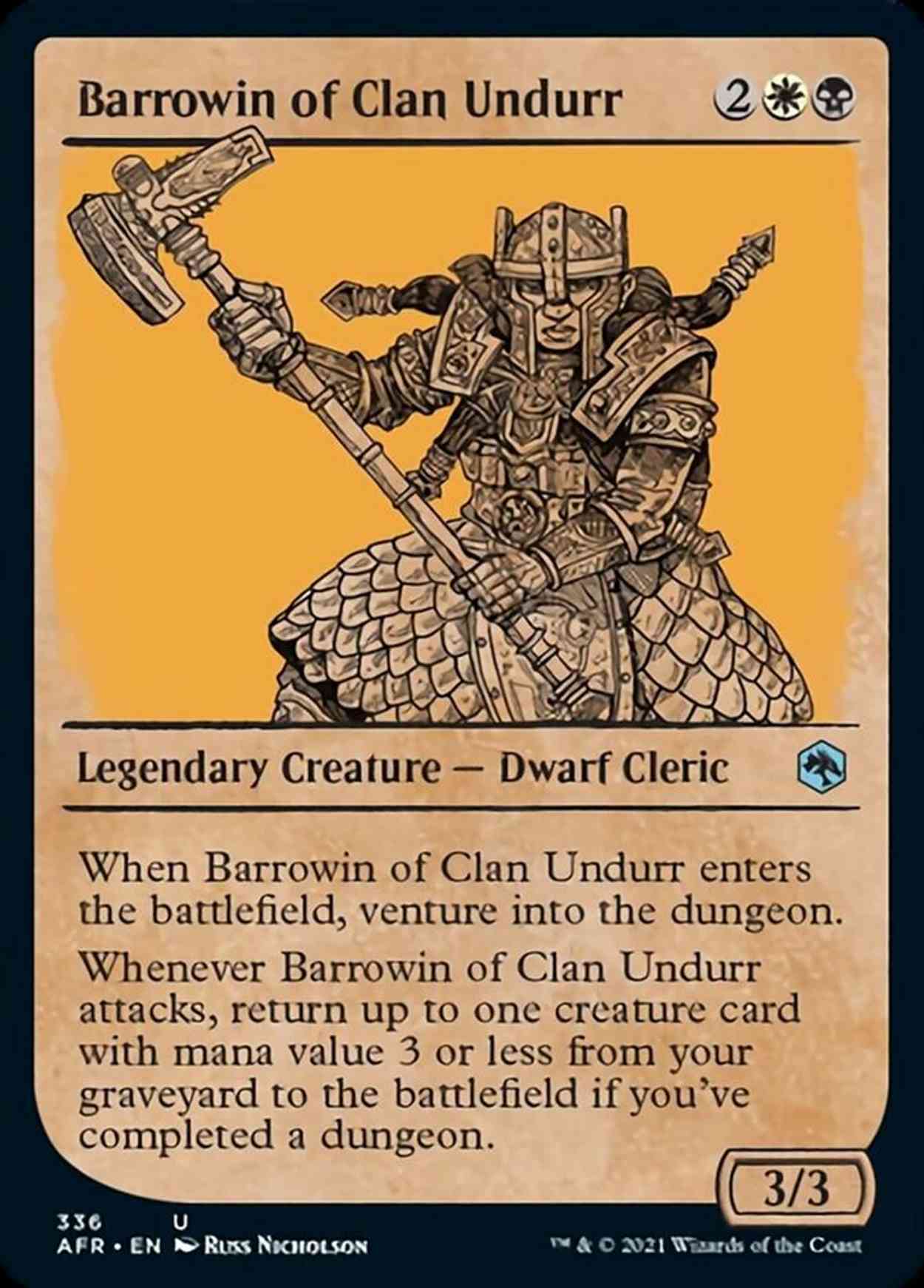 Barrowin of Clan Undurr (Showcase) magic card front