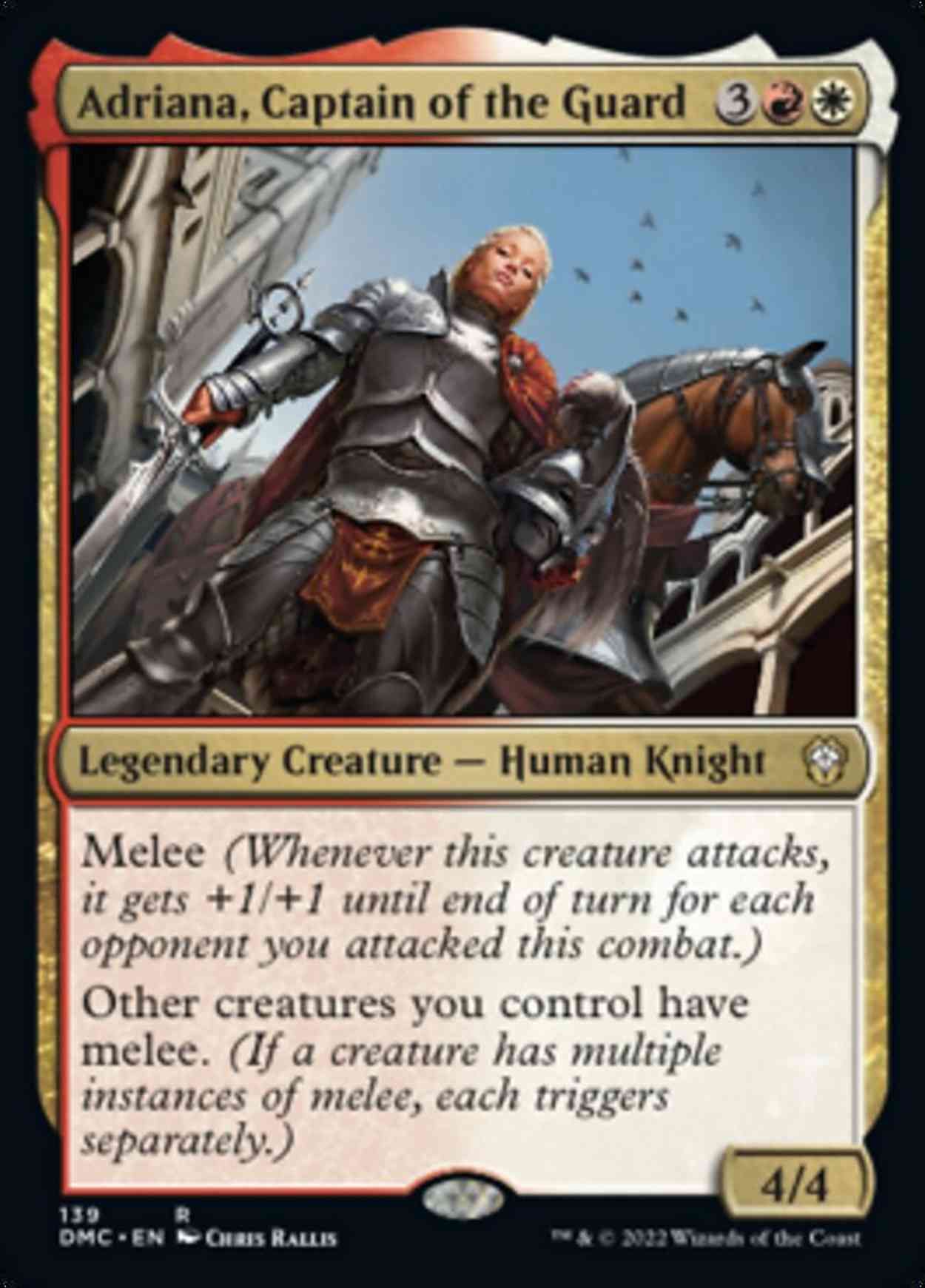 Adriana, Captain of the Guard magic card front