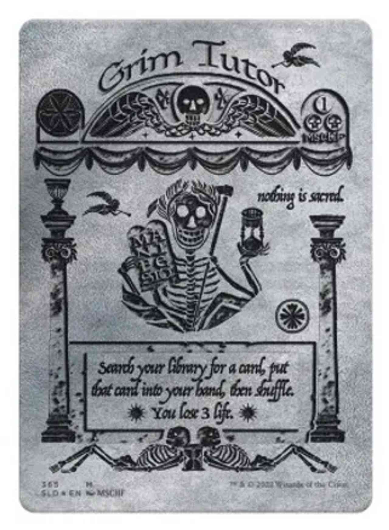 Grim Tutor (Silver Laminate) magic card front