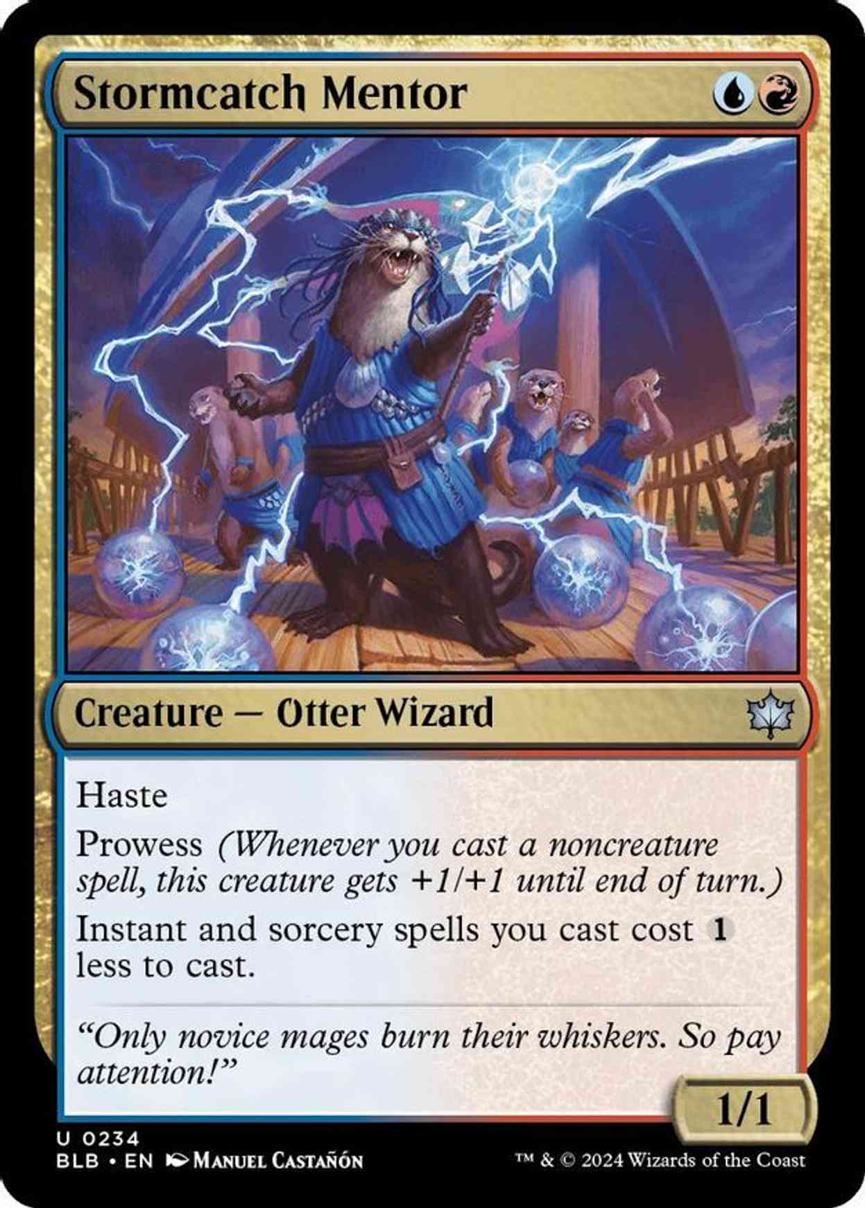 Stormcatch Mentor magic card front