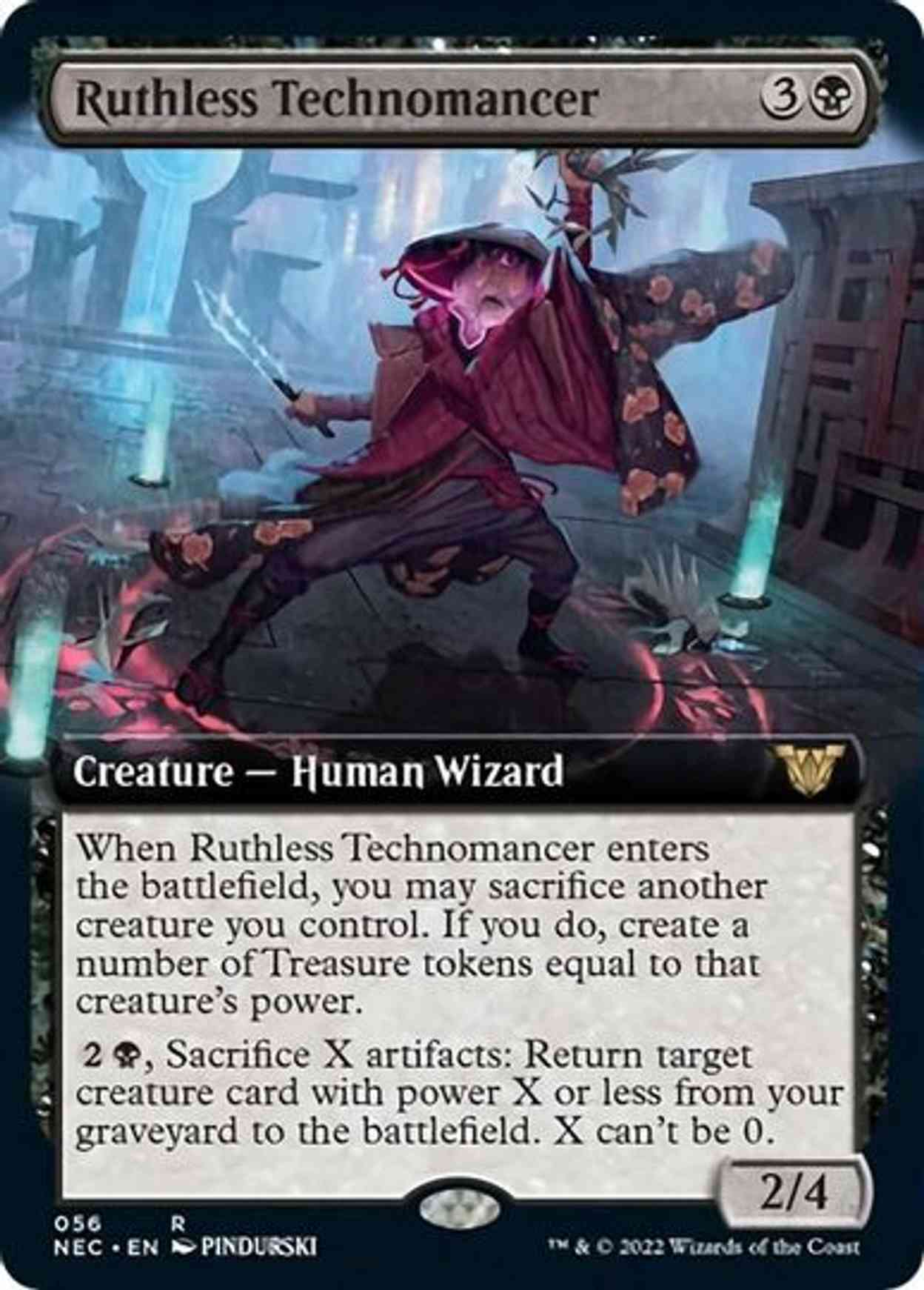 Ruthless Technomancer (Extended Art) magic card front
