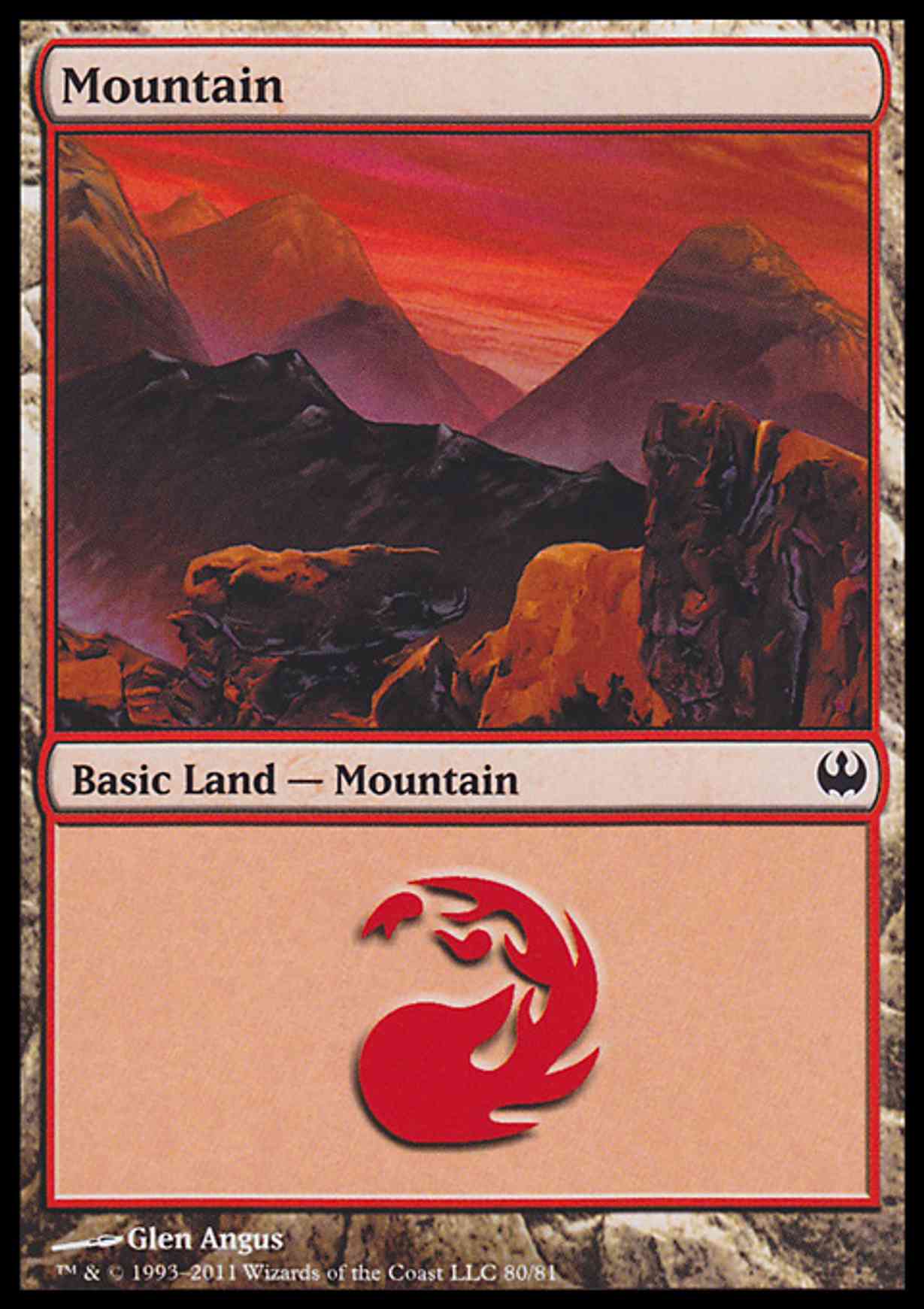 Mountain (80)  magic card front