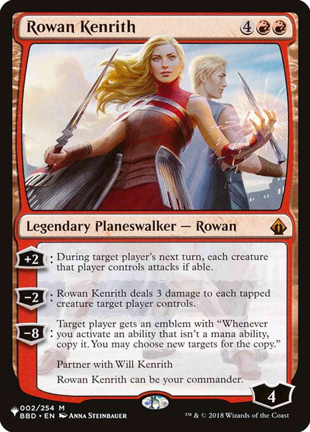 Rowan Kenrith magic card front