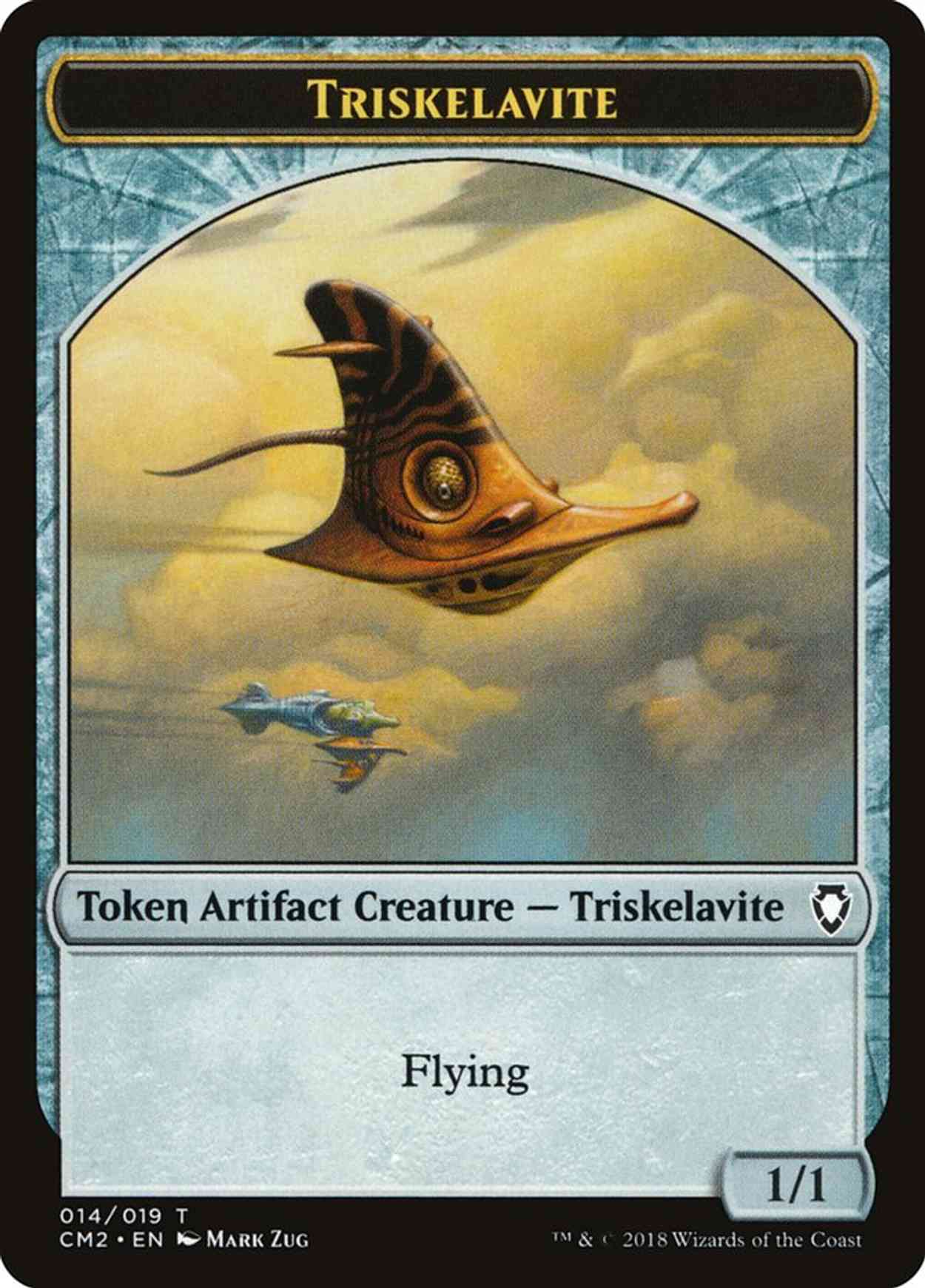 Triskelavite Token magic card front