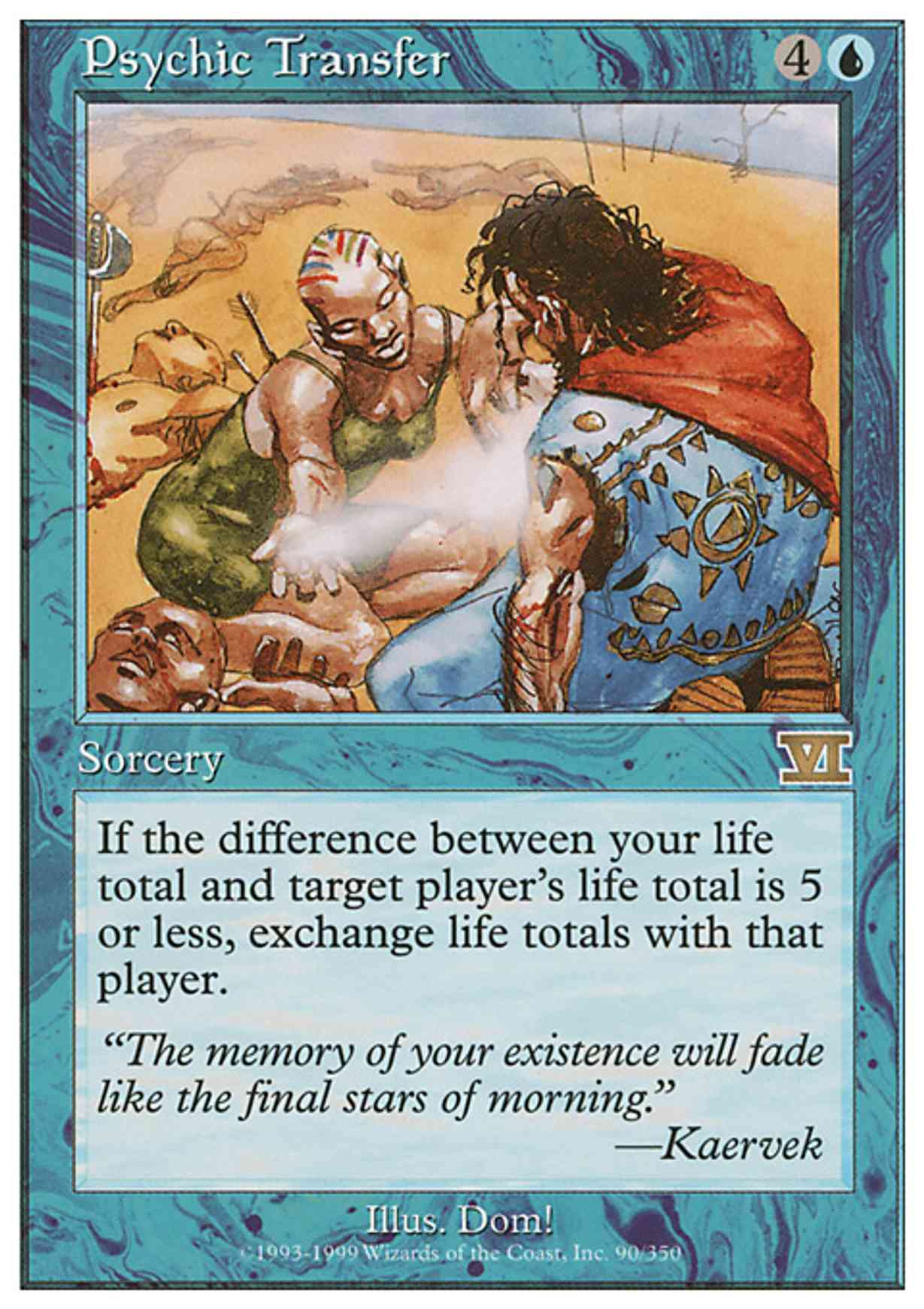 Psychic Transfer magic card front