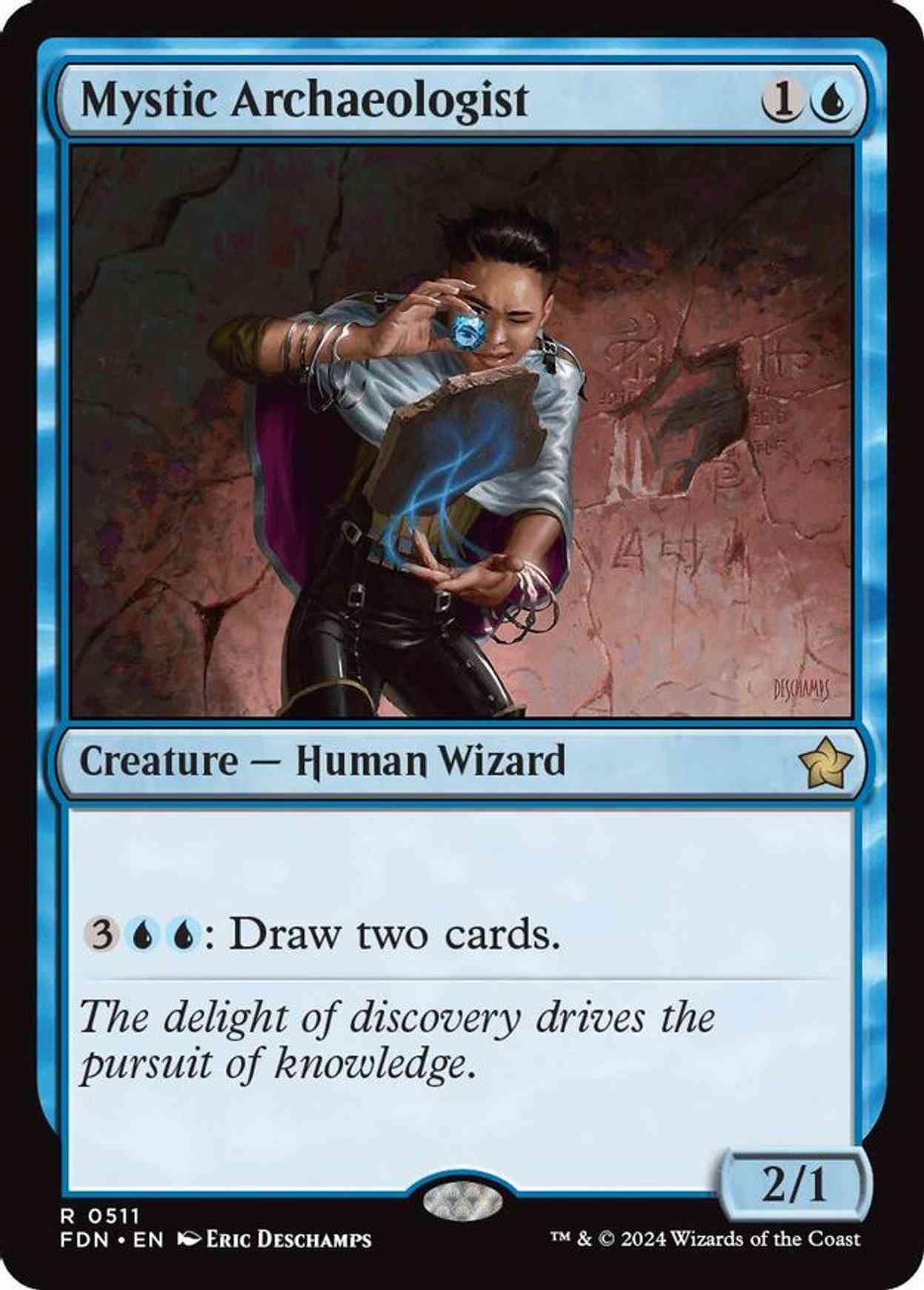 Mystic Archaeologist magic card front