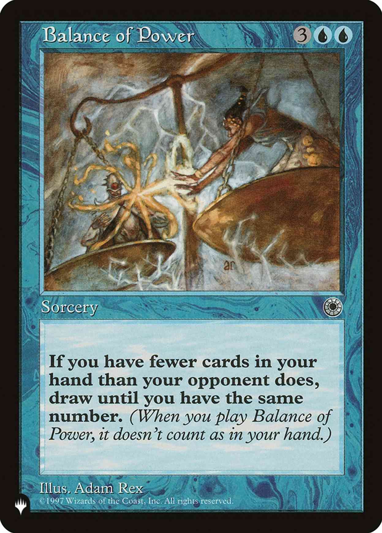 Balance of Power magic card front