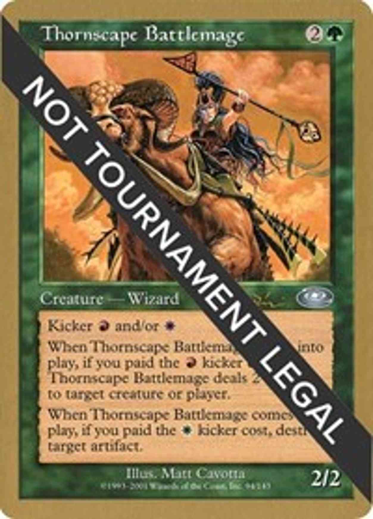 Thornscape Battlemage - 2001 Jan Tomcani (PLS) magic card front