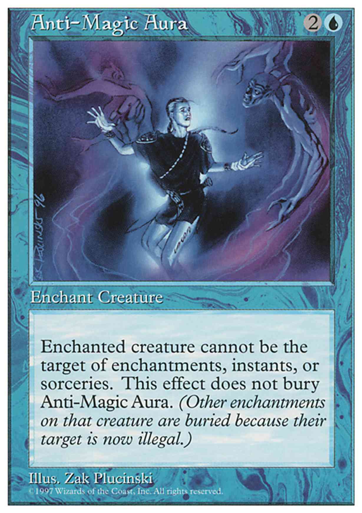 Anti-Magic Aura magic card front