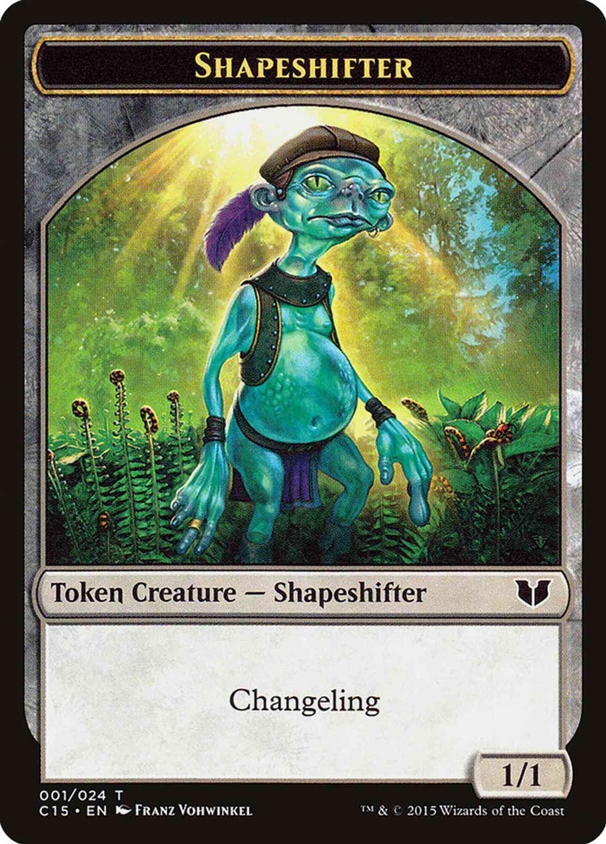 Shapeshifter // Shapeshifter Double-Sided Token magic card front