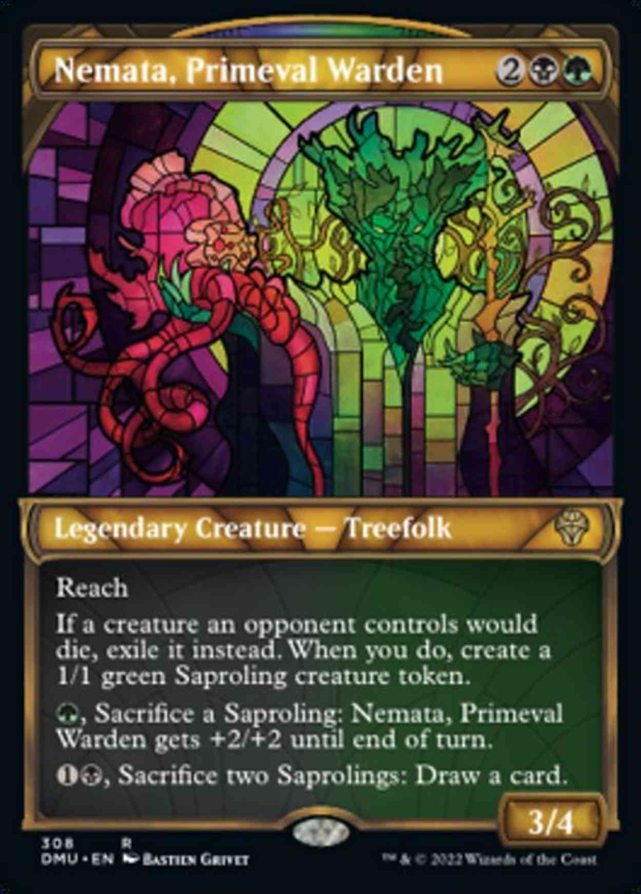 Nemata, Primeval Warden (Showcase) magic card front