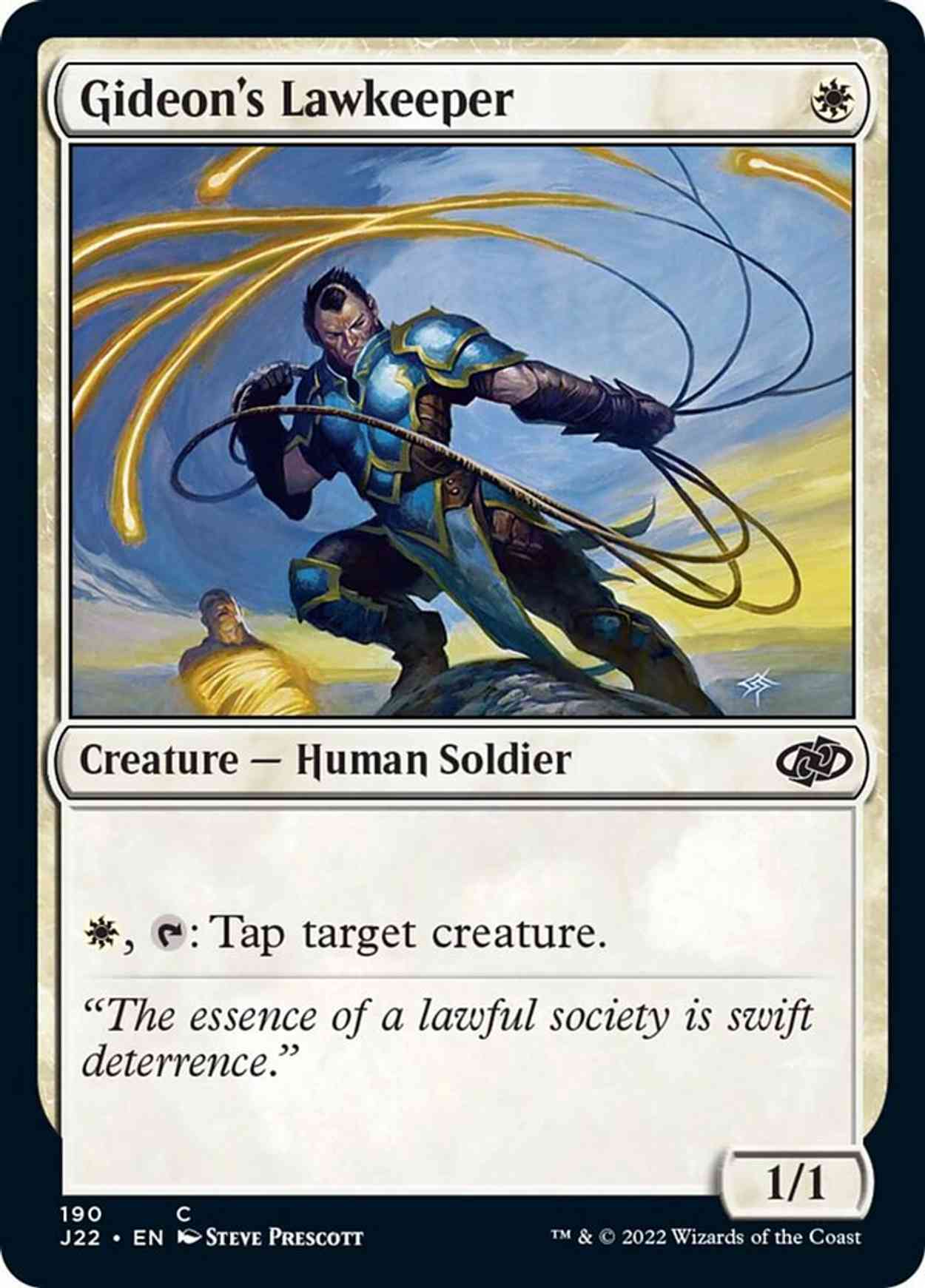 Gideon's Lawkeeper magic card front