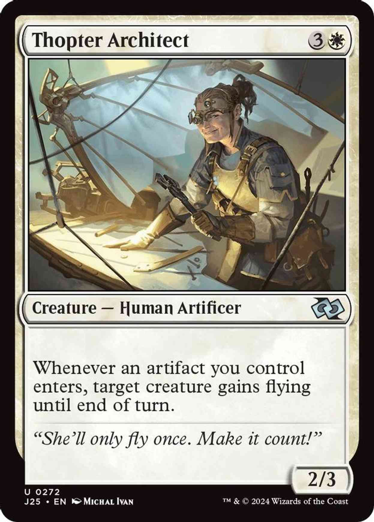 Thopter Architect magic card front