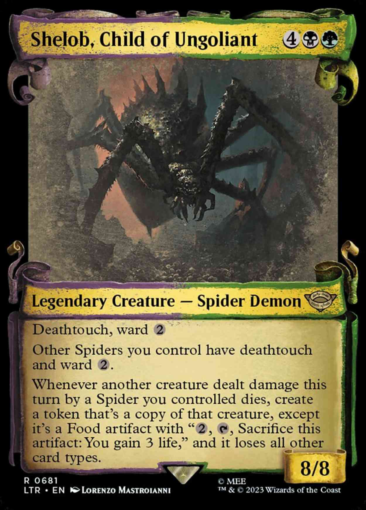 Shelob, Child of Ungoliant (Showcase Scrolls) magic card front