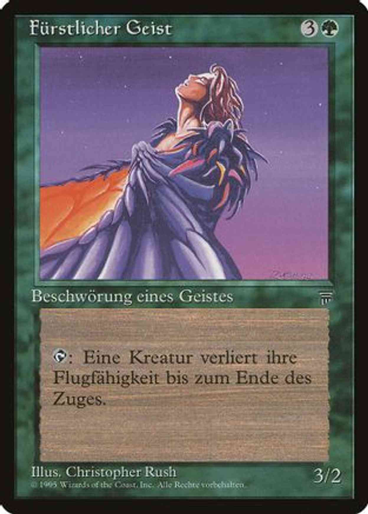 Radjan Spirit (German) - "Furstlicher Geist" magic card front