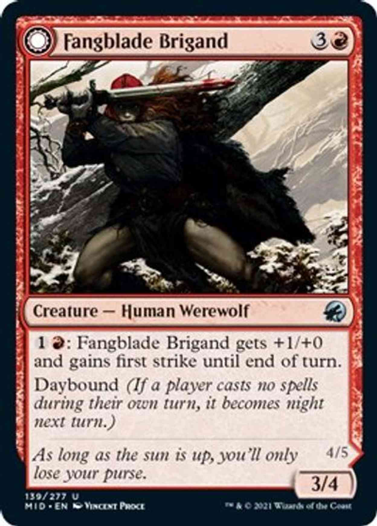 Fangblade Brigand magic card front