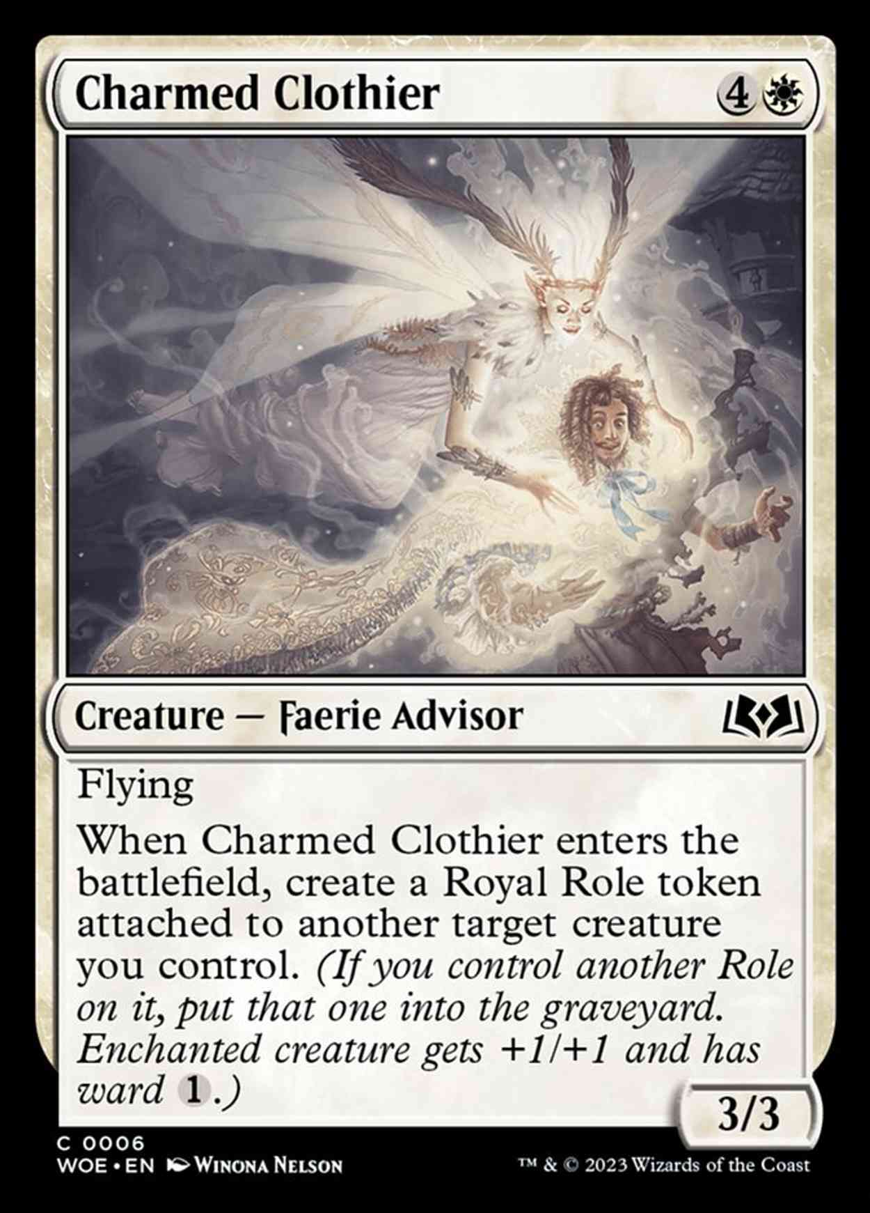 Charmed Clothier magic card front