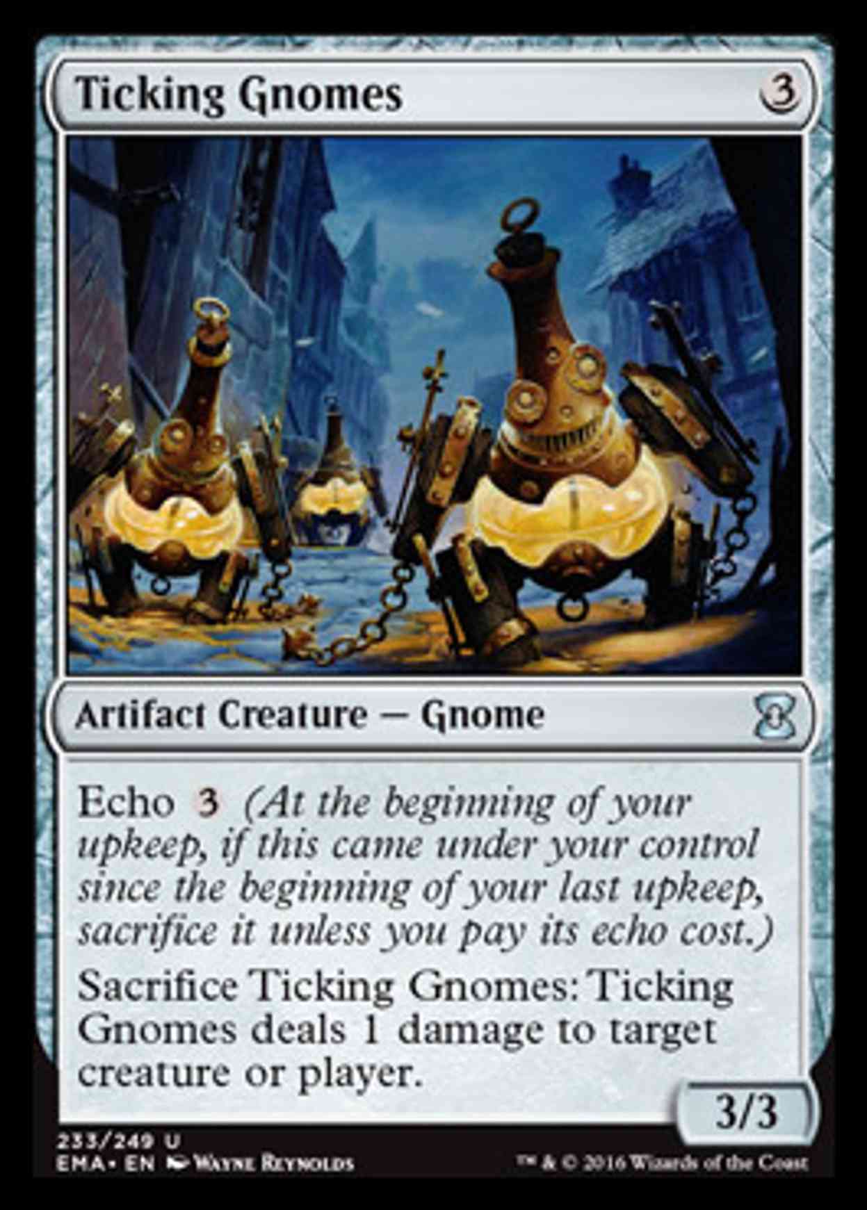 Ticking Gnomes magic card front