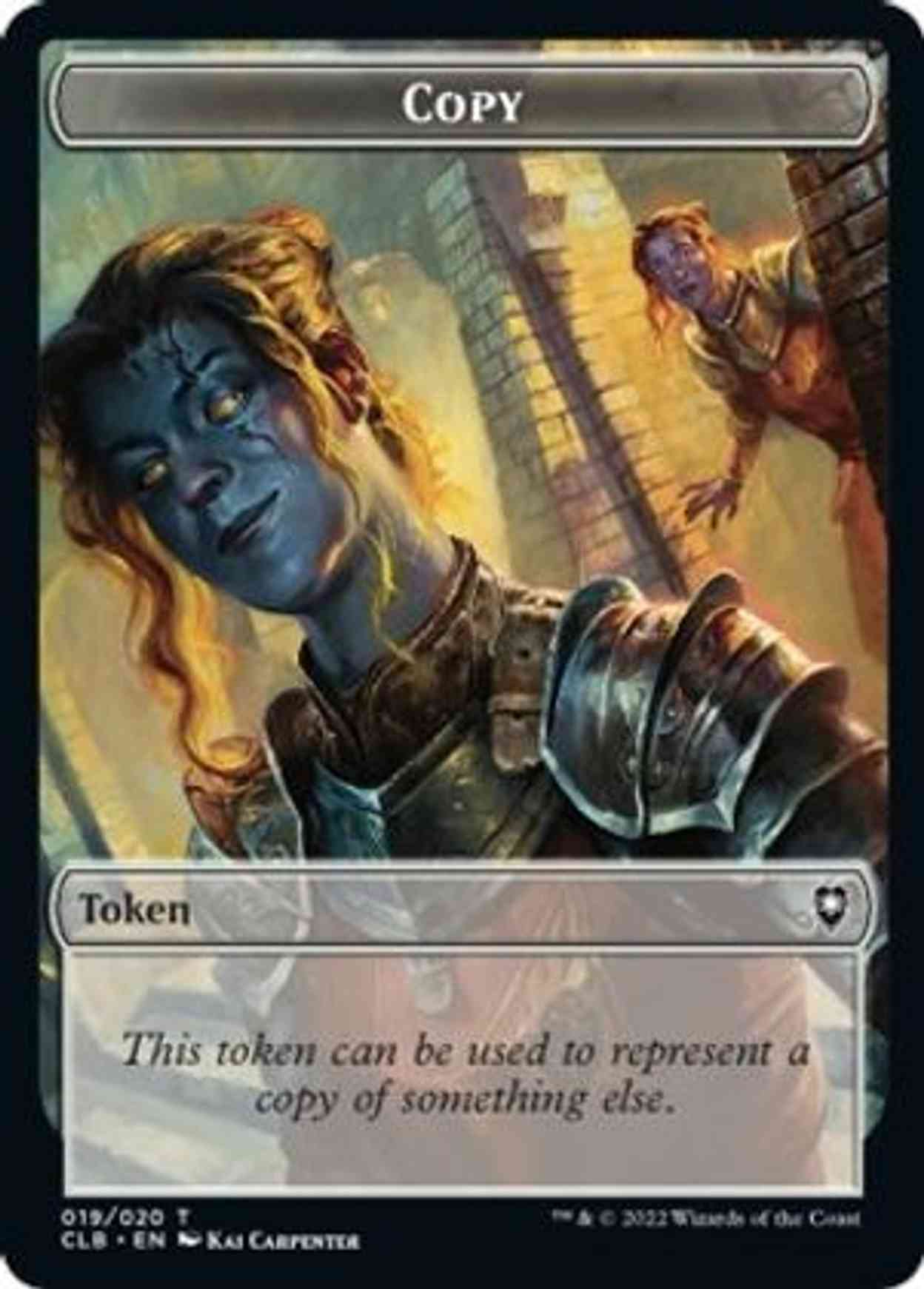 Copy Token magic card front