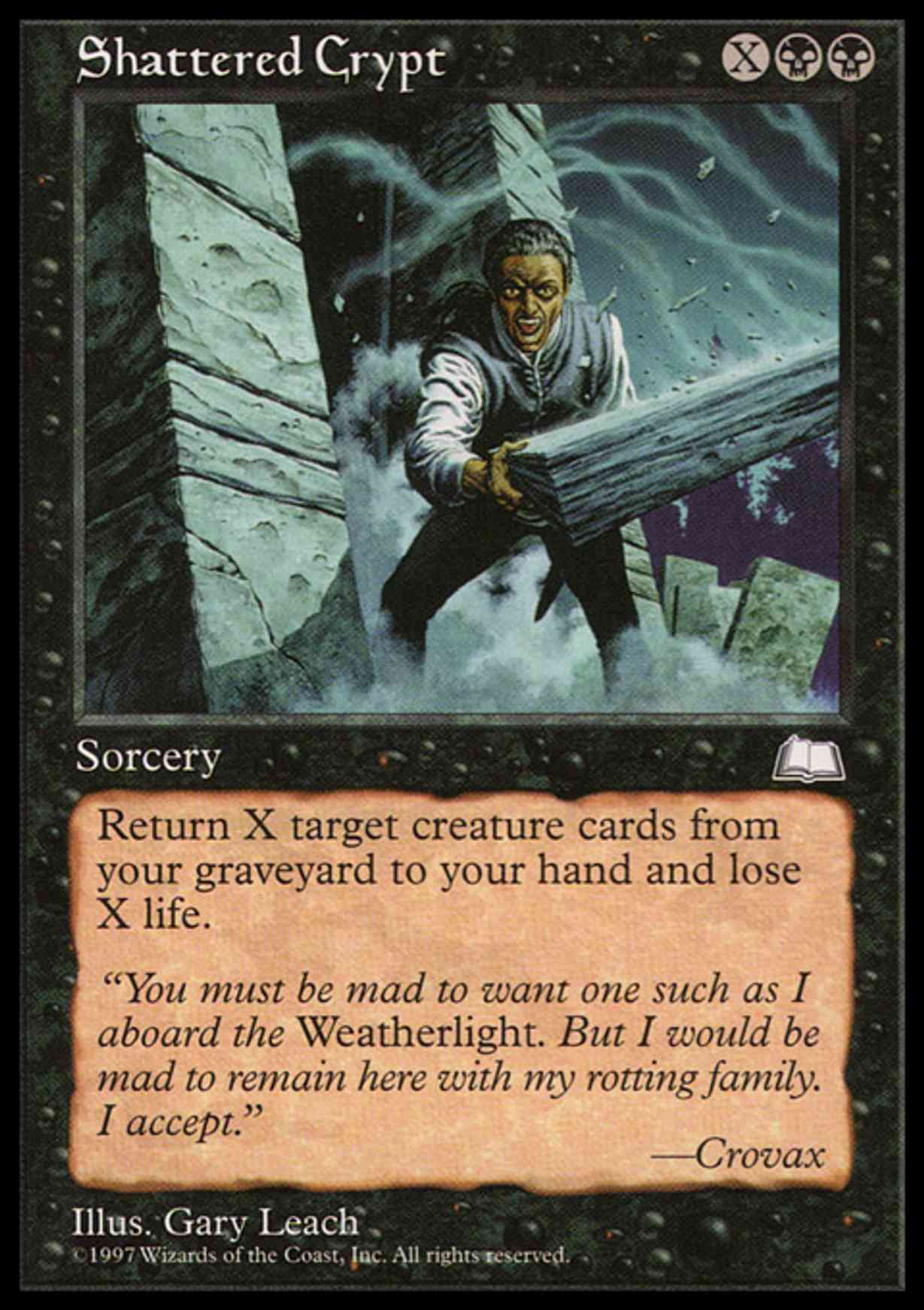 Shattered Crypt magic card front