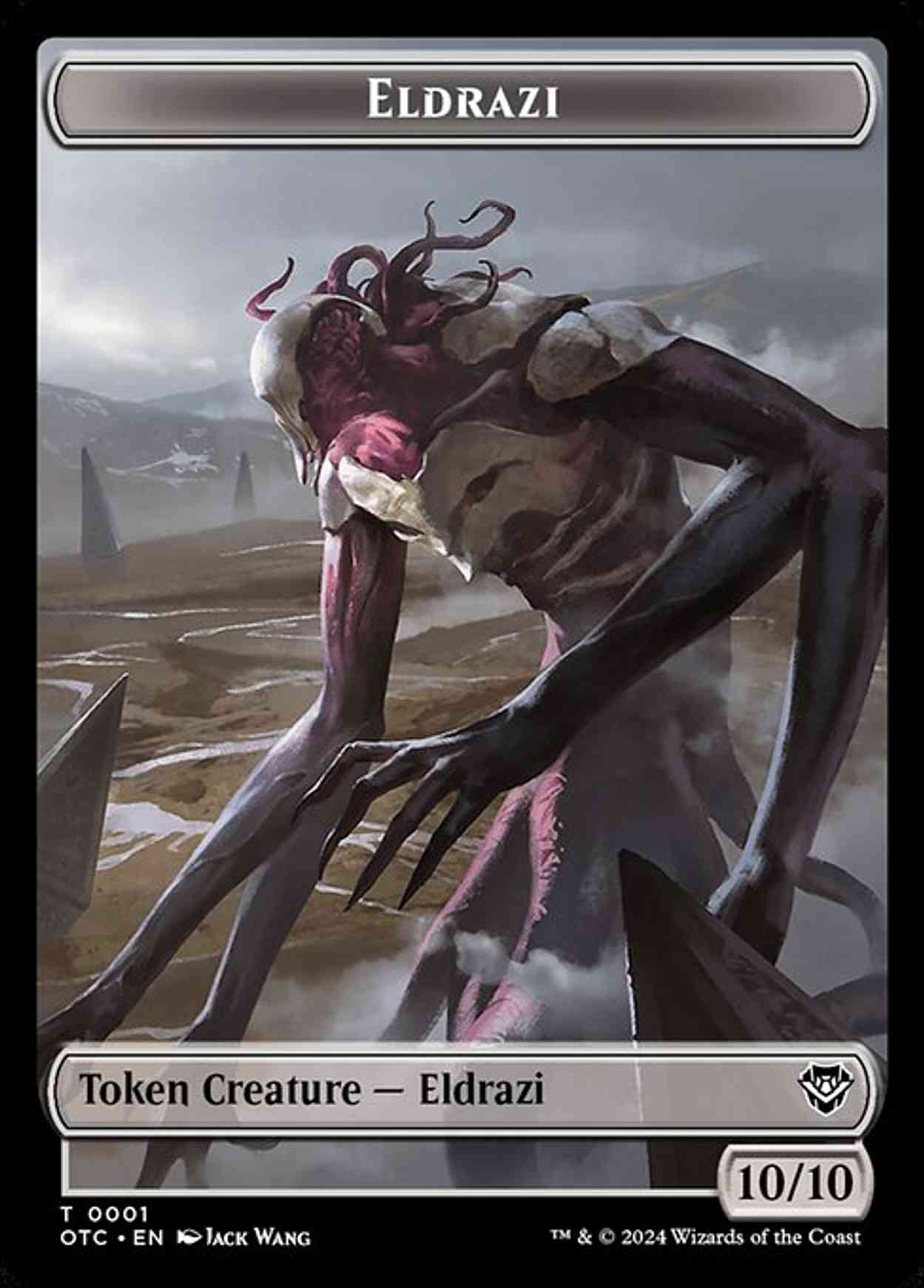 Eldrazi // Clue Double-Sided Token magic card front