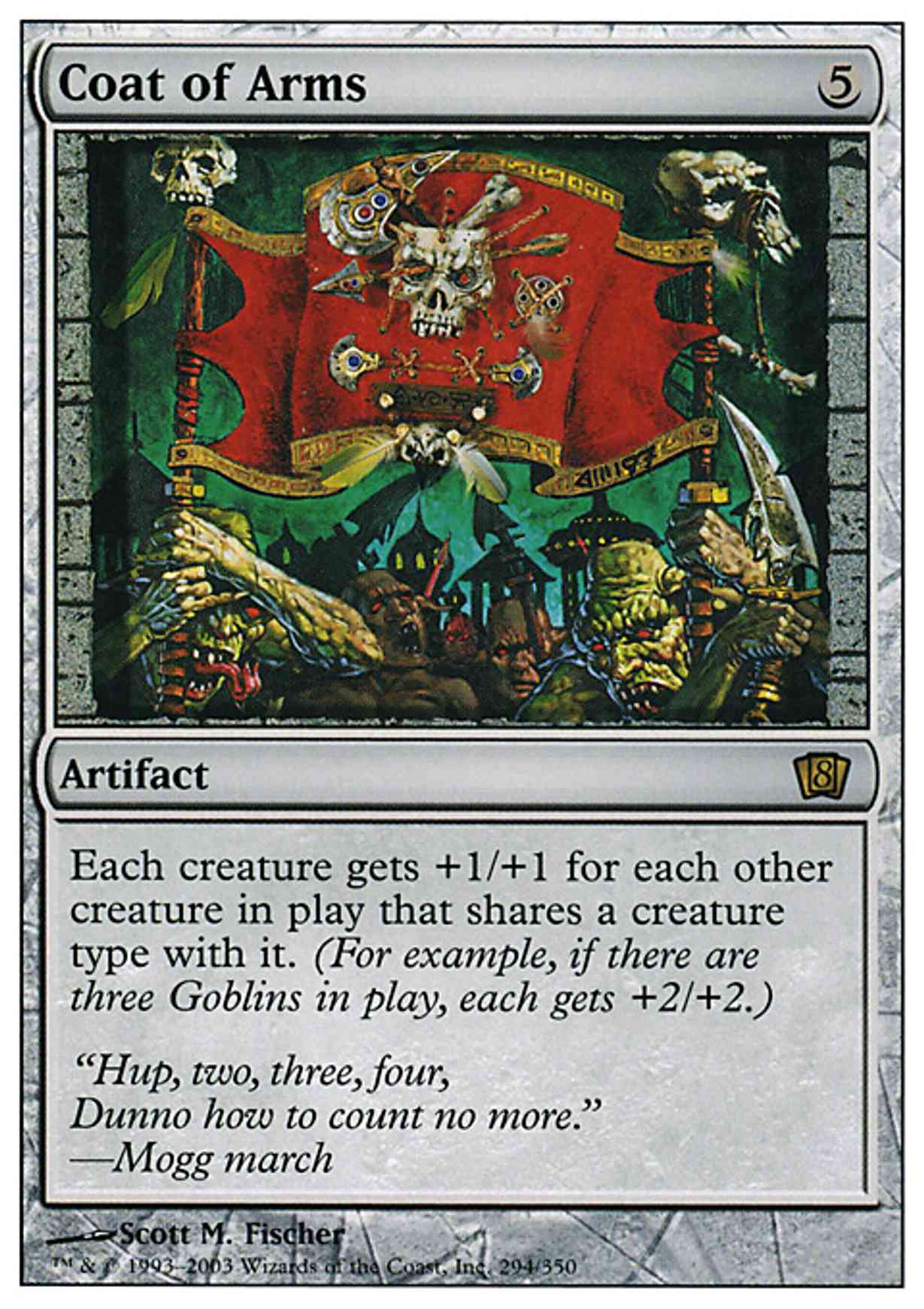 Coat of Arms magic card front