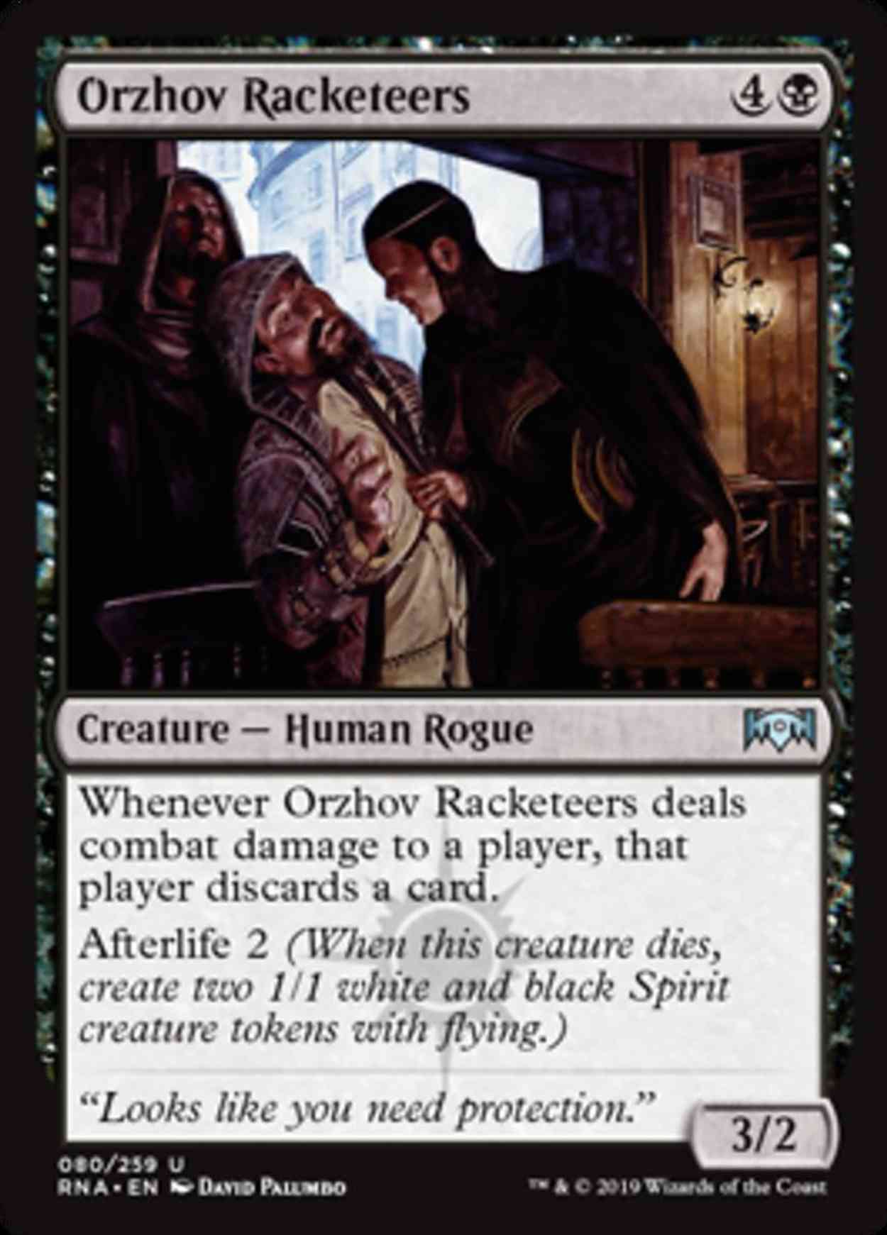 Orzhov Racketeers magic card front